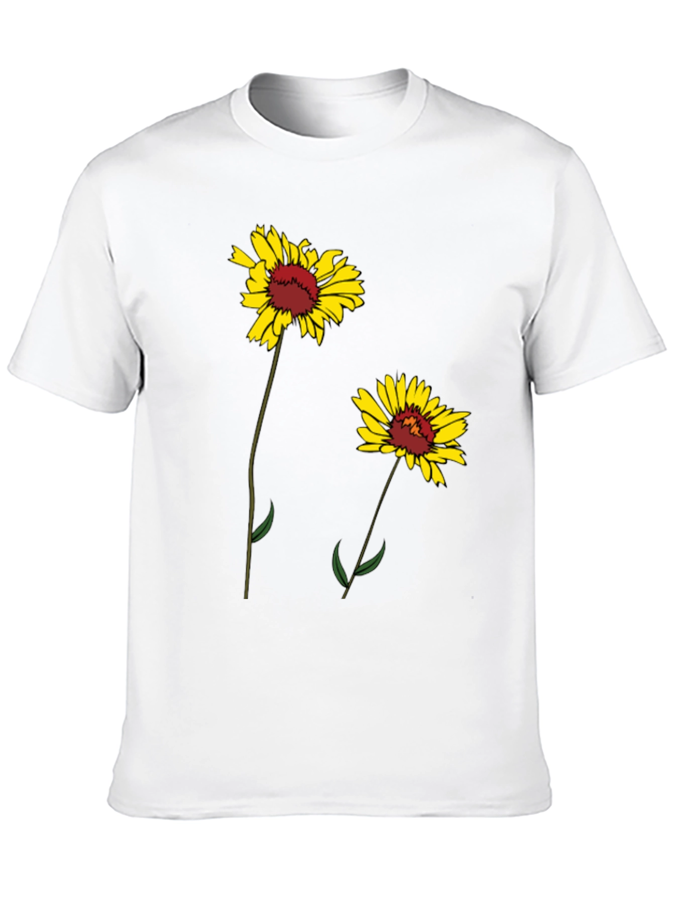 Sunflower Graphic Black Tee
