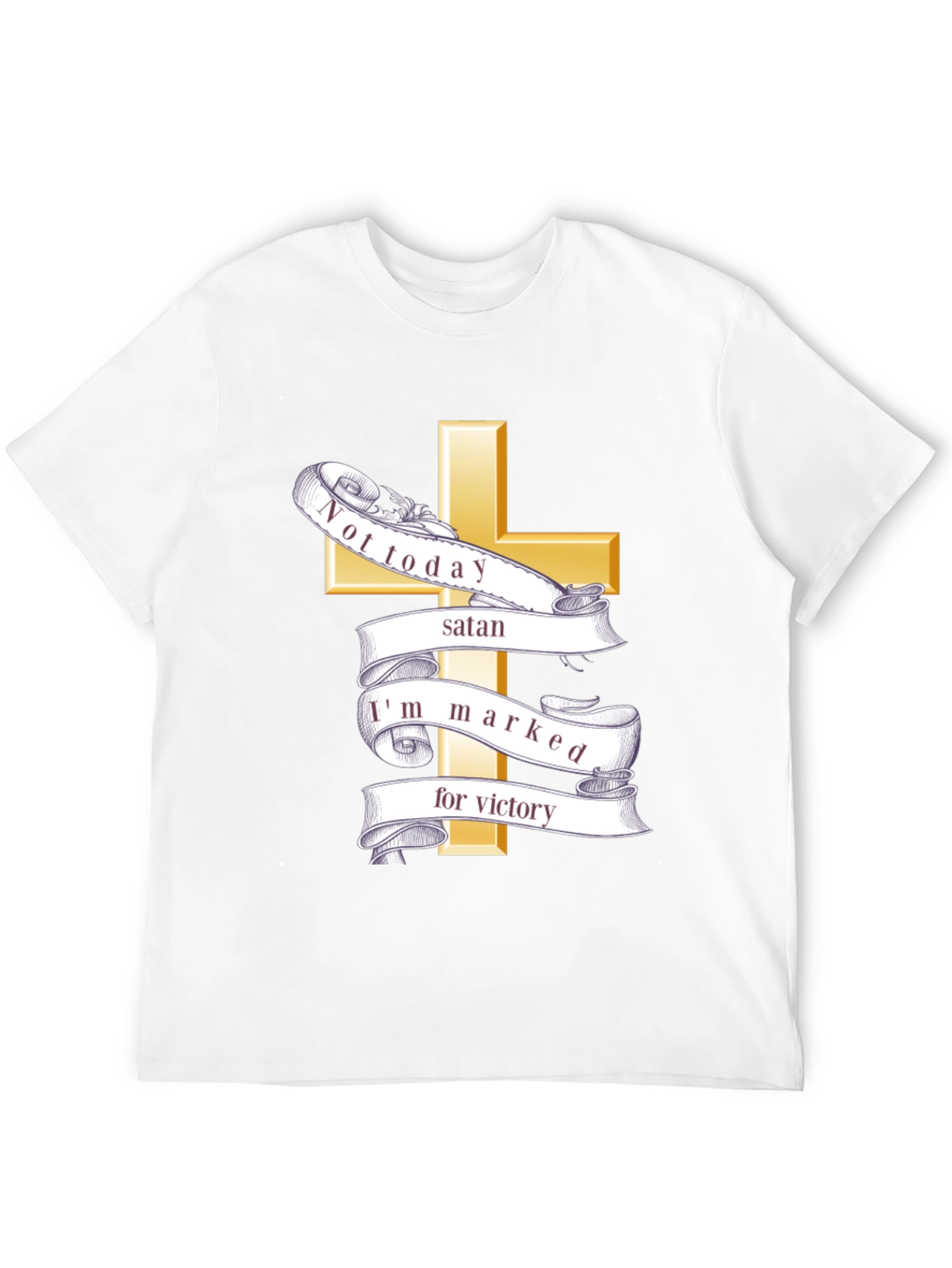 Not Today Satan Christian T-Shirt