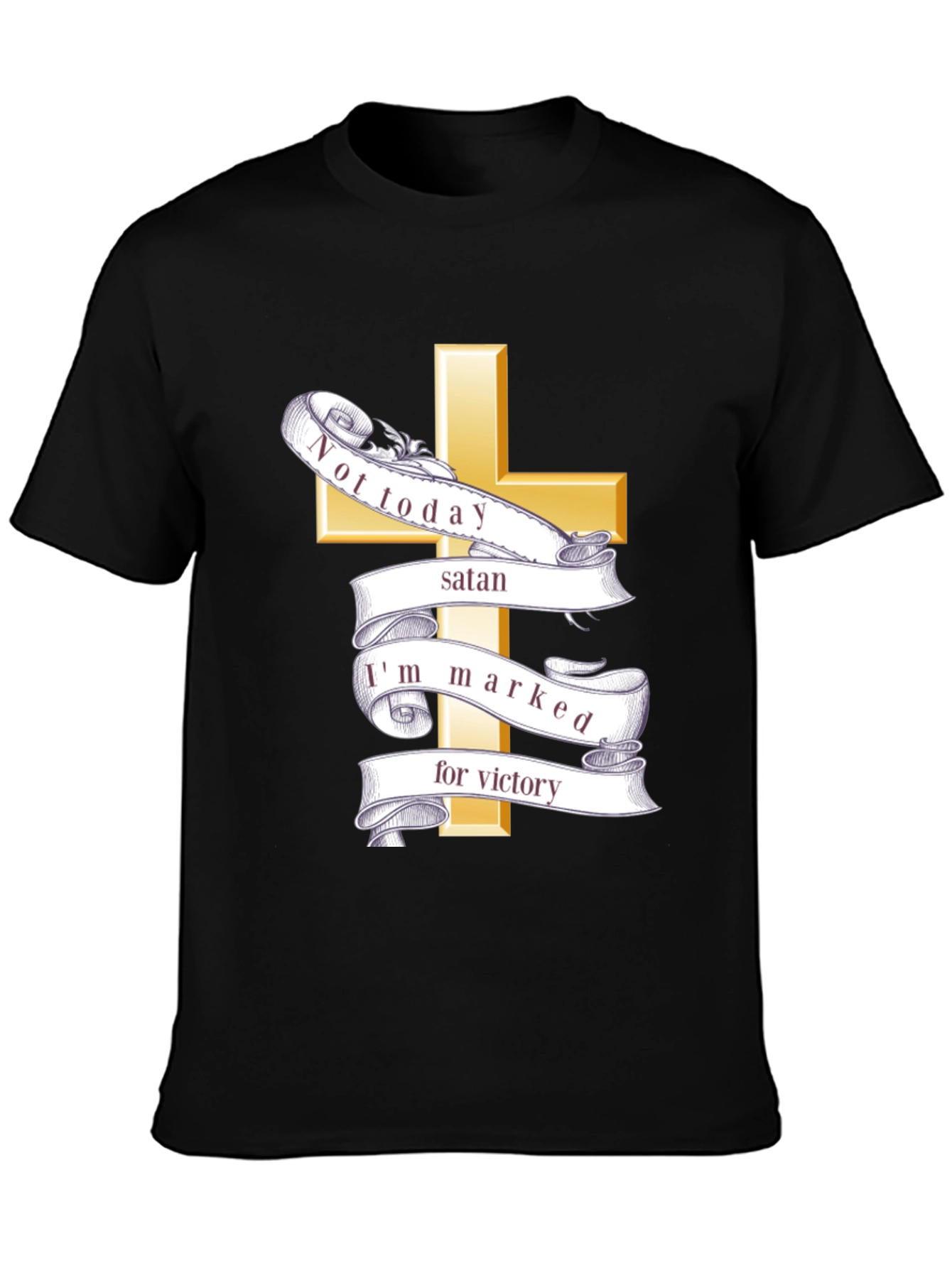 Not Today Satan Christian T-Shirt