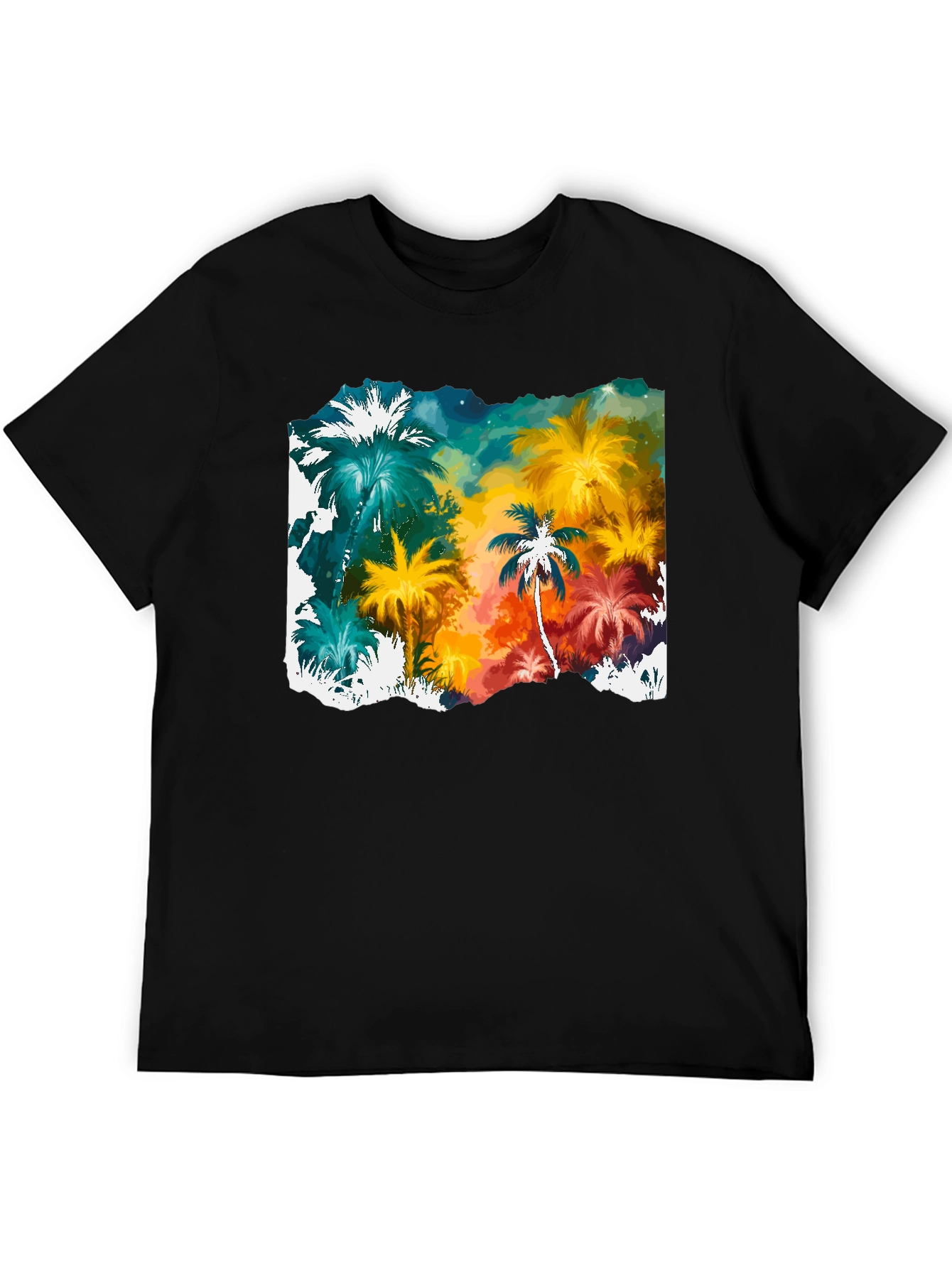 Tropical Palm Tree Graphic T-Shirt