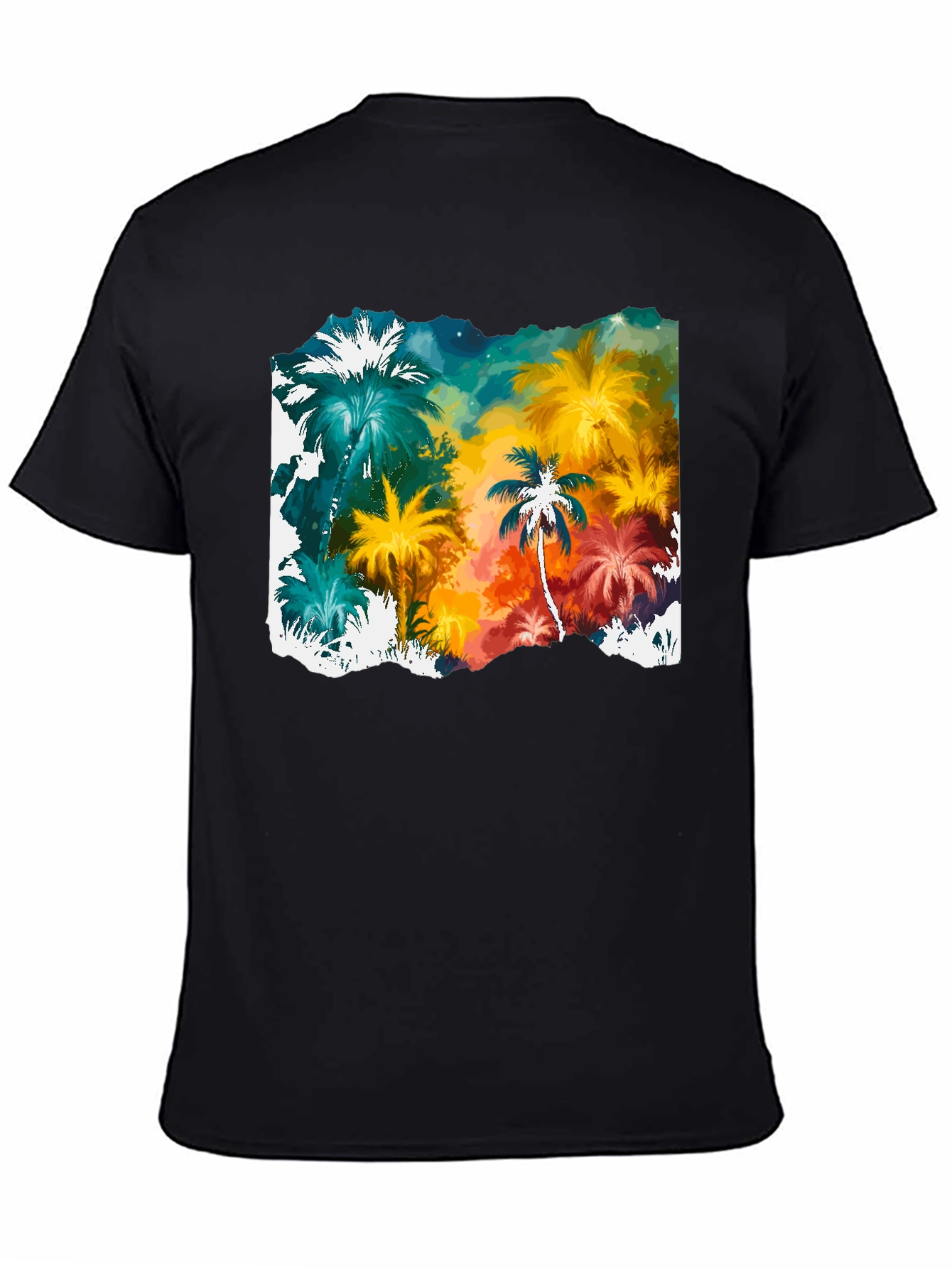 Tropical Palm Tree Graphic T-Shirt