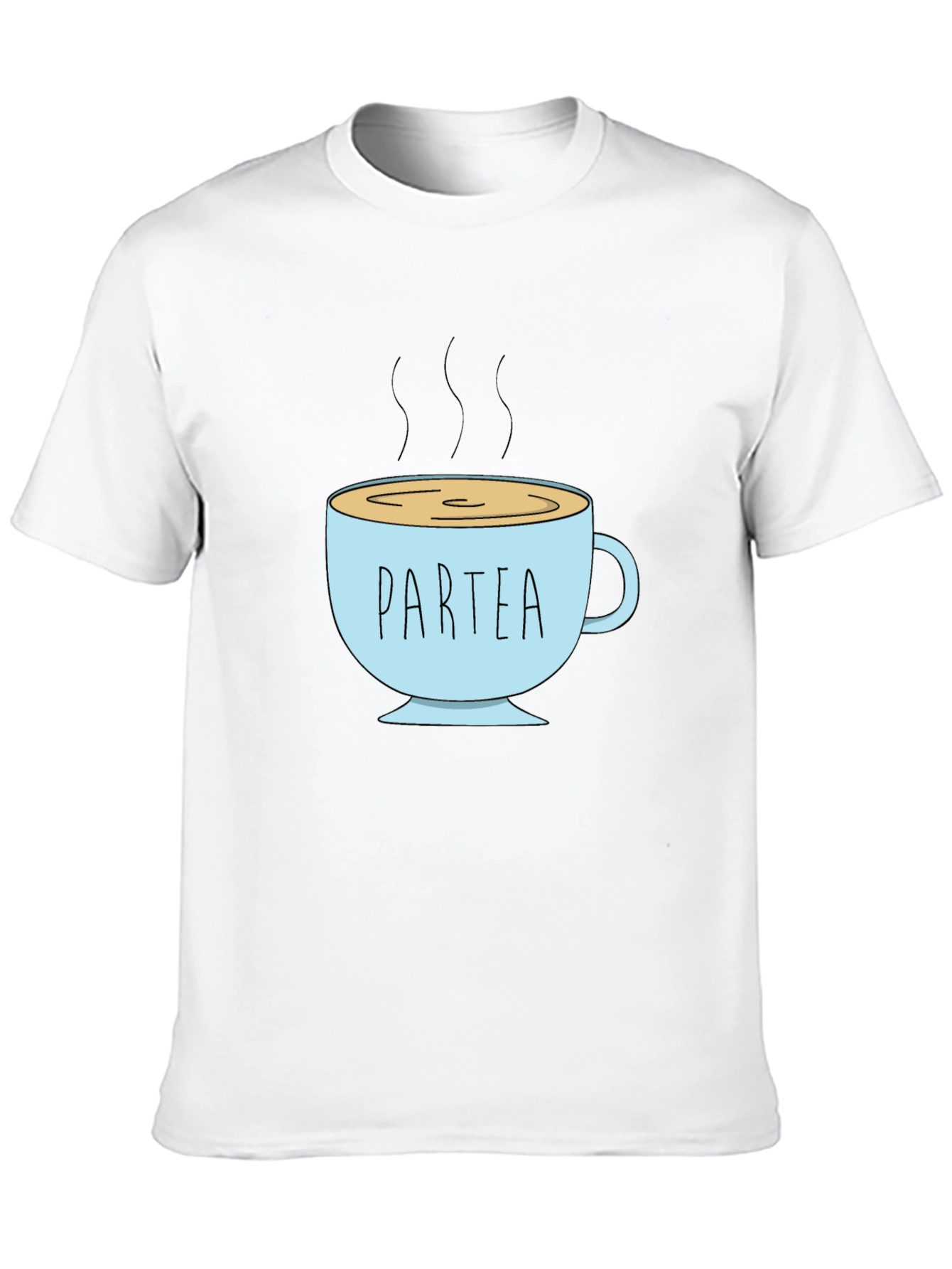Partea Graphic Tee - Black Cotton Shirt