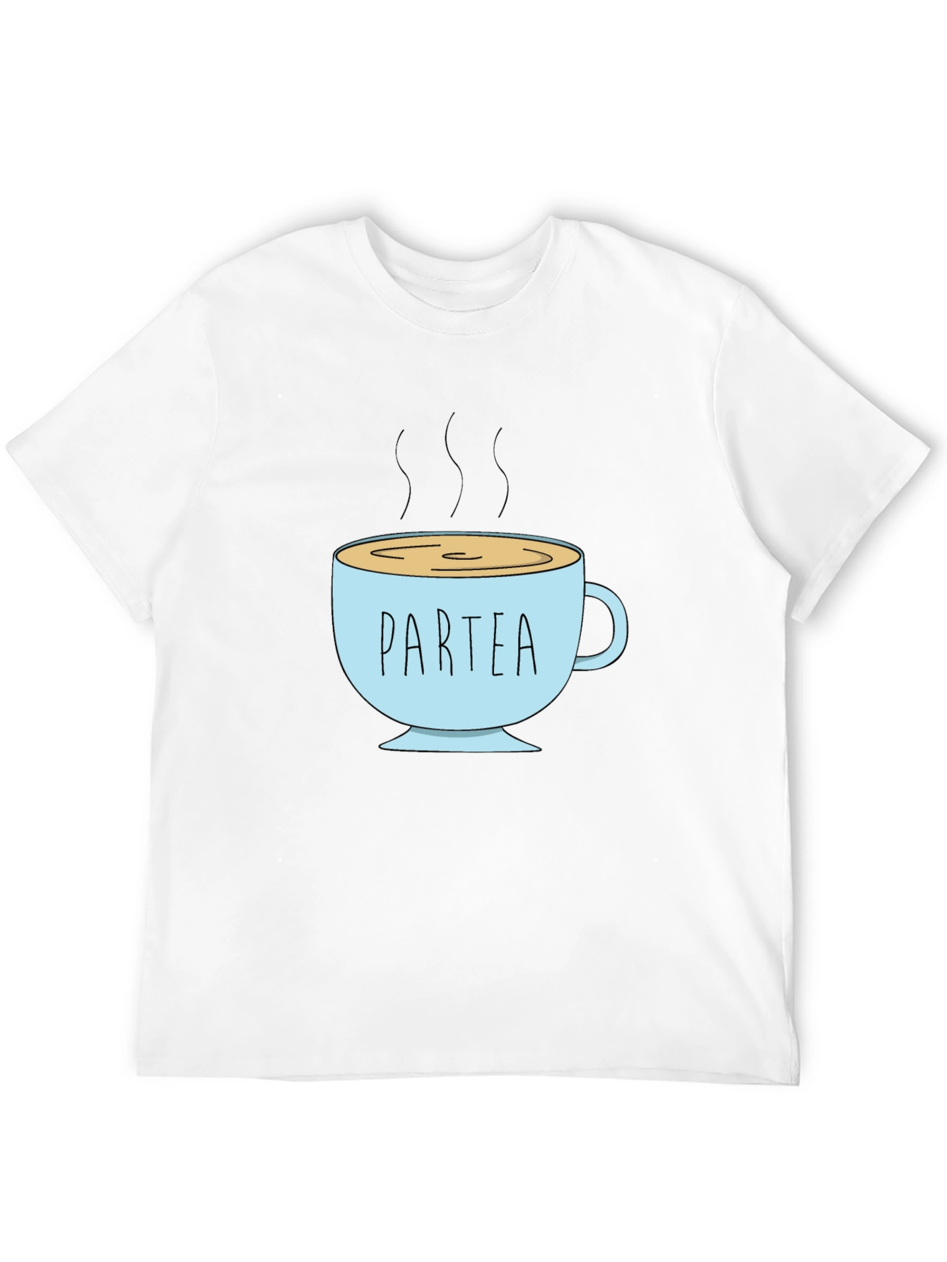 Partea Graphic Tee - Black Cotton Shirt