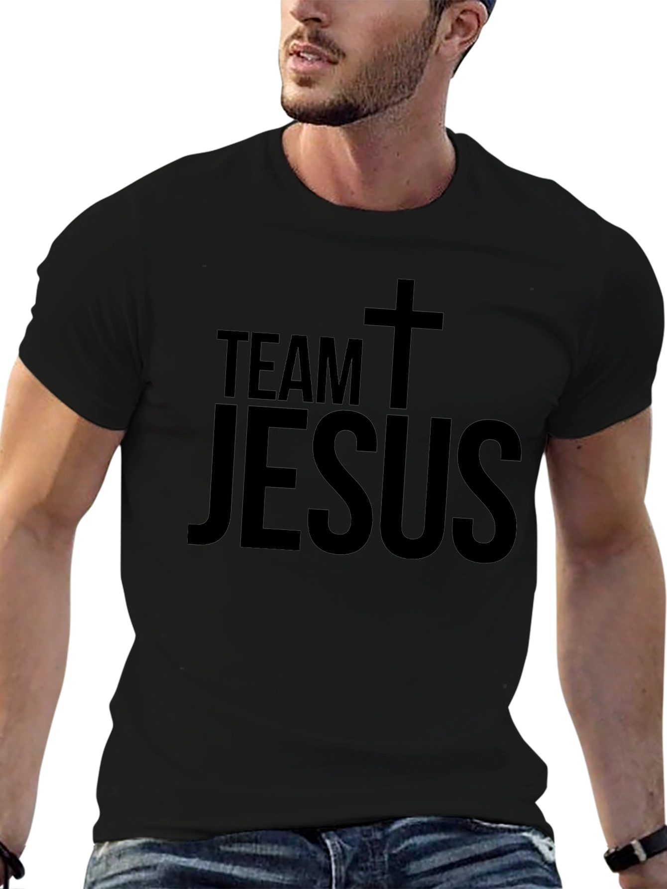 Team Jesus Christian T-Shirt Religious Faith Tee