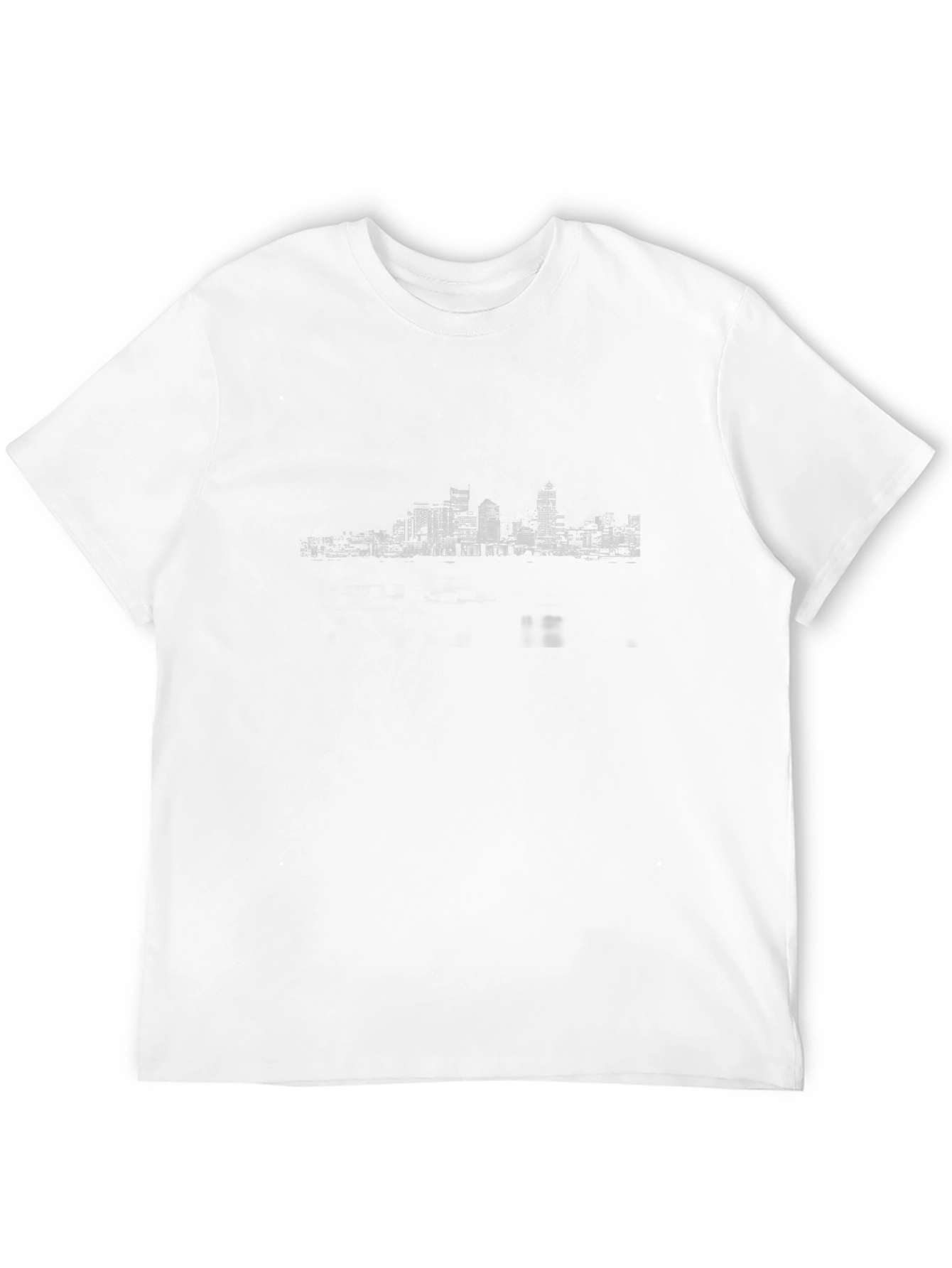 City Skyline Graphic Tee - Black