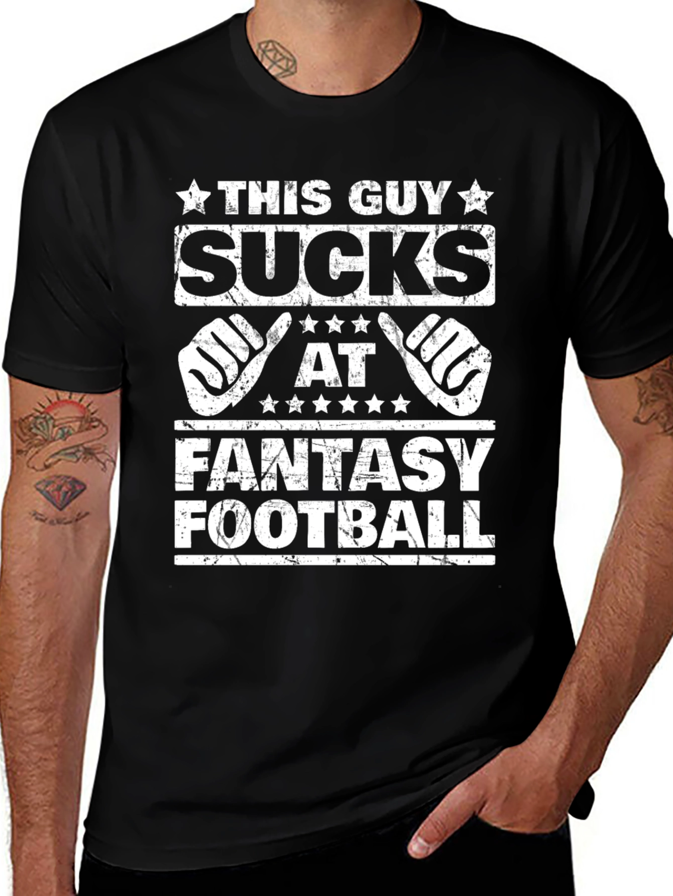 This Guy Sucks at Fantasy Football Graphic Tee