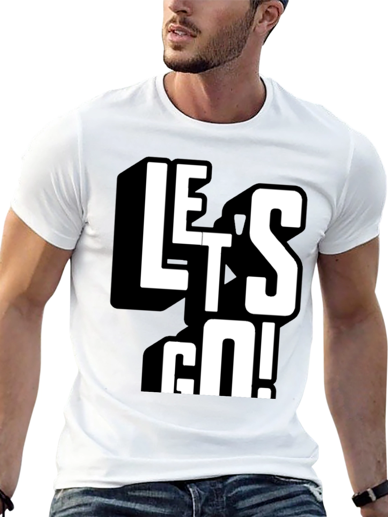Lets Go! Graphic Tee - Bold Statement T-Shirt