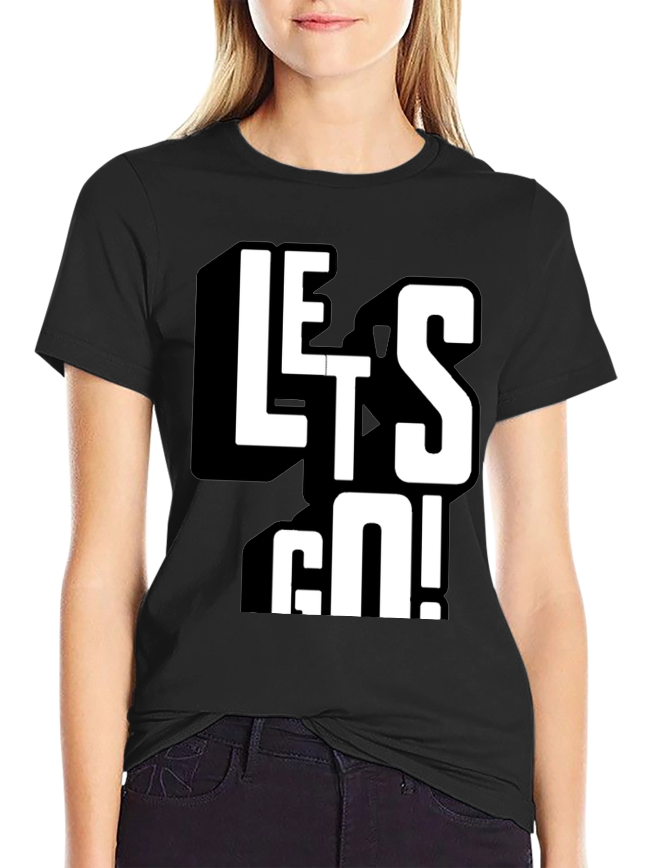 Lets Go! Graphic Tee - Bold Statement T-Shirt