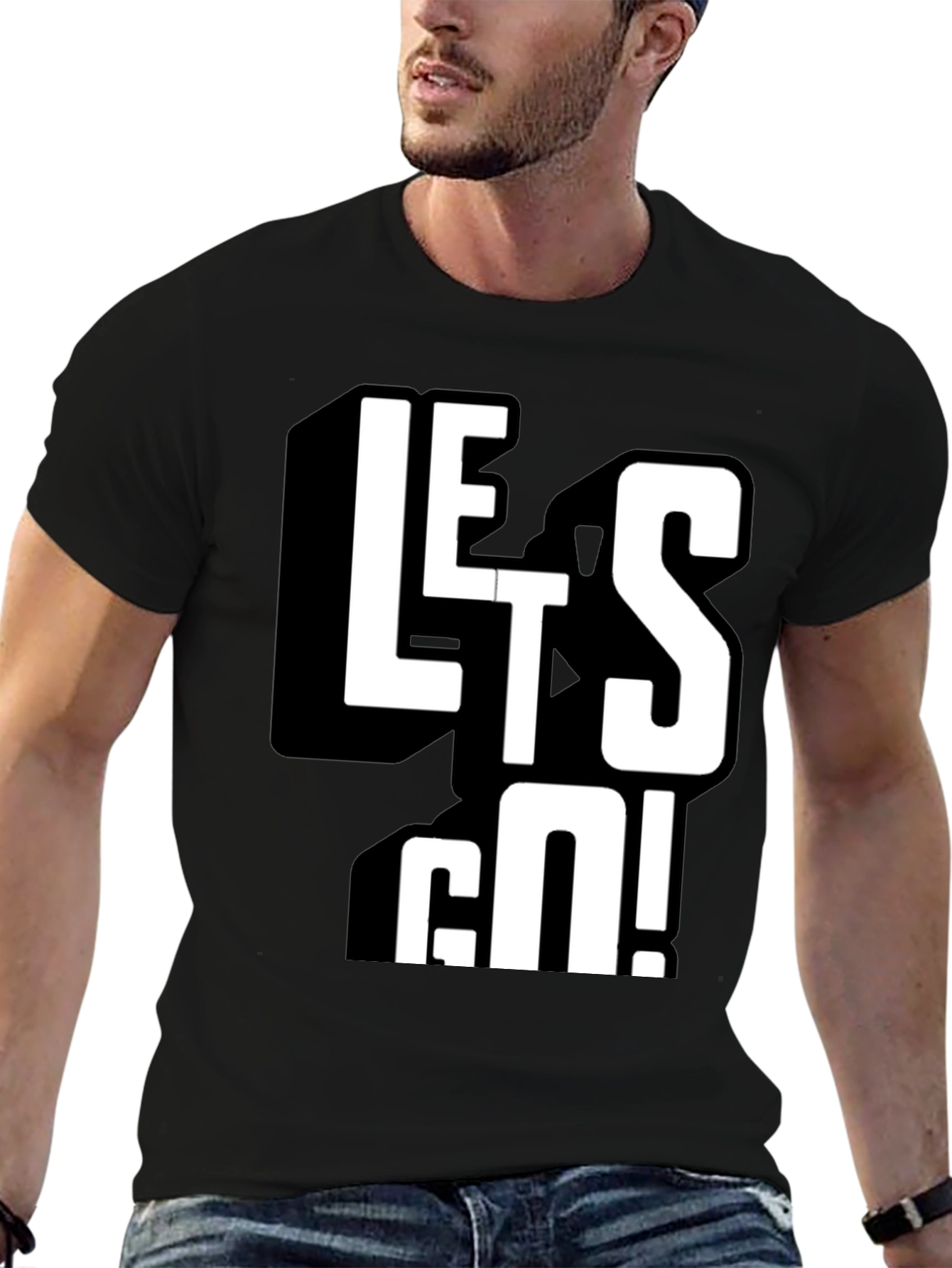 Lets Go! Graphic Tee - Bold Statement T-Shirt