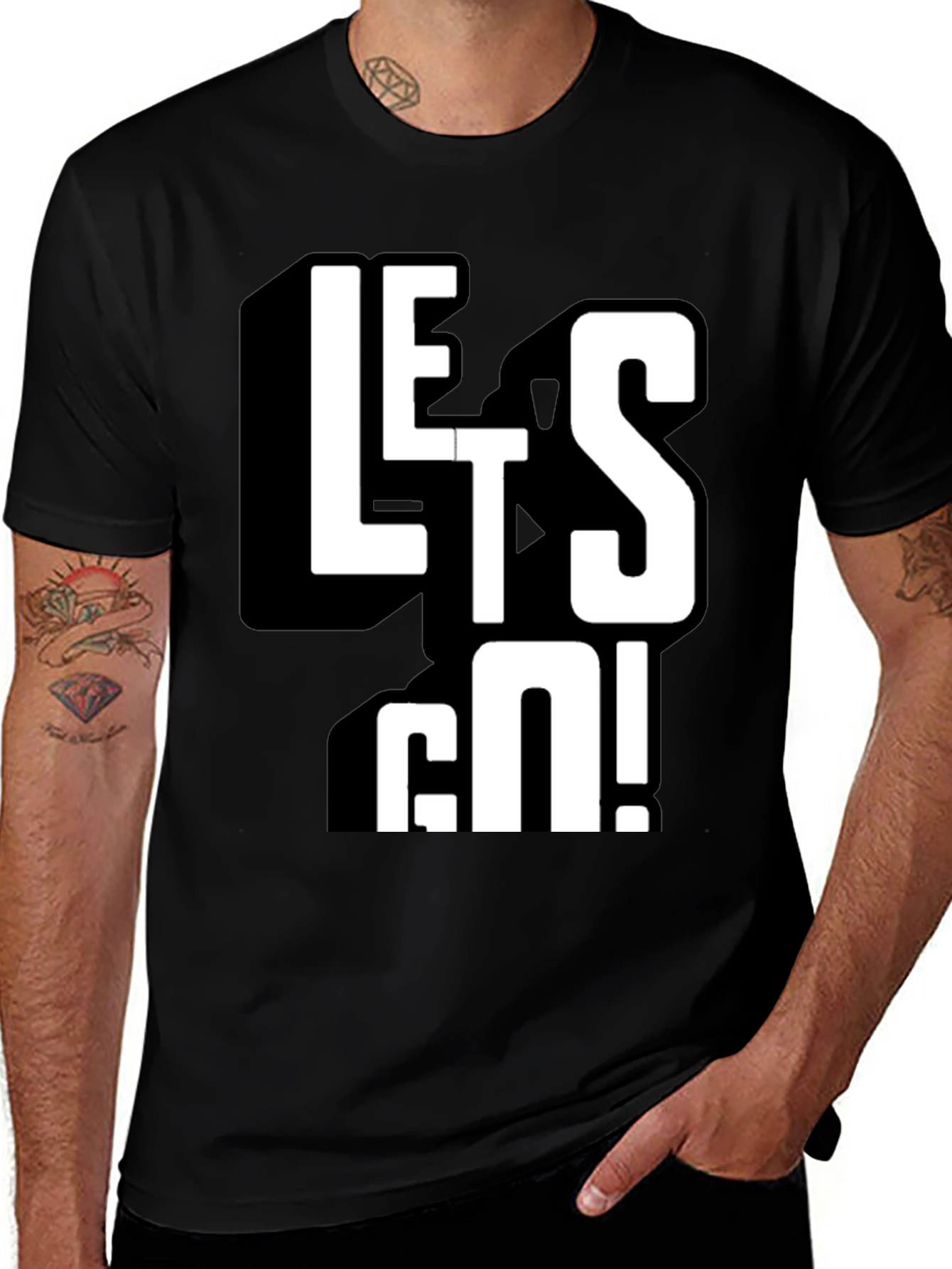 Lets Go! Graphic Tee - Bold Statement T-Shirt