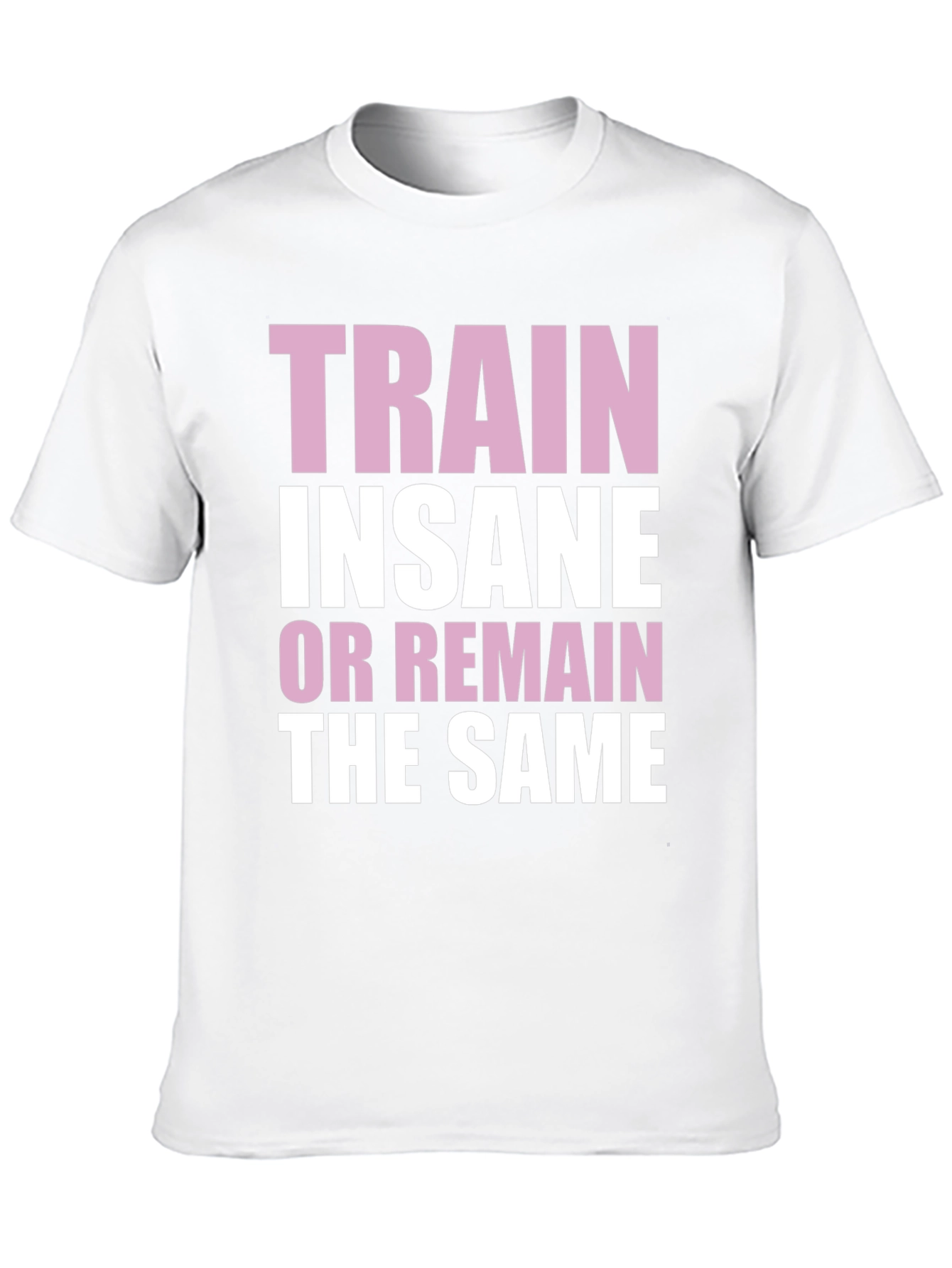 Train Insane Graphic Tee - Motivational Gym Shirt