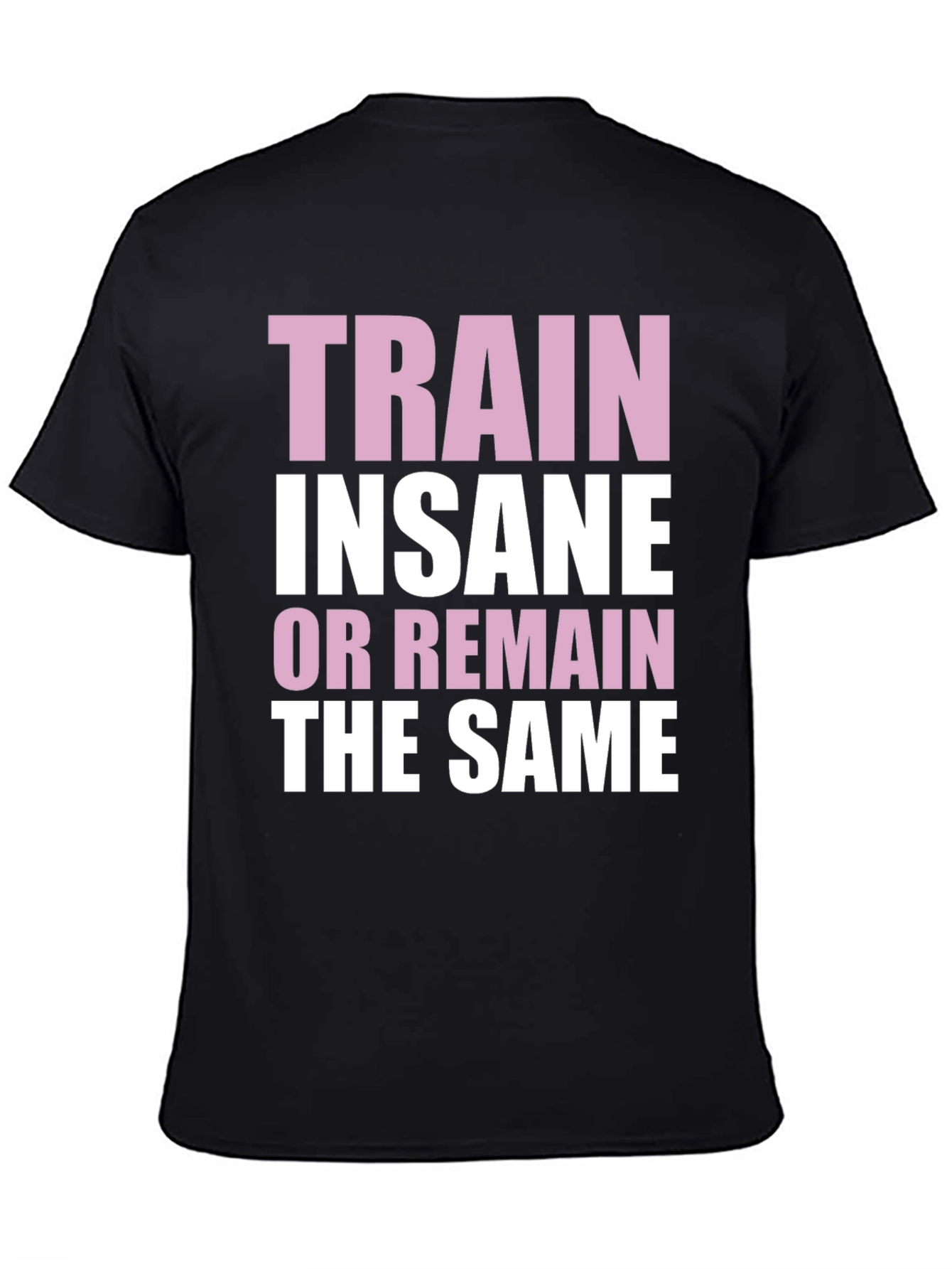 Train Insane Graphic Tee - Motivational Gym Shirt