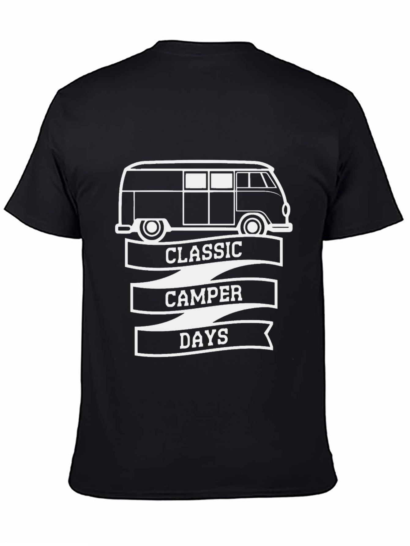 Classic Camper Days Graphic Tee - Retro Van