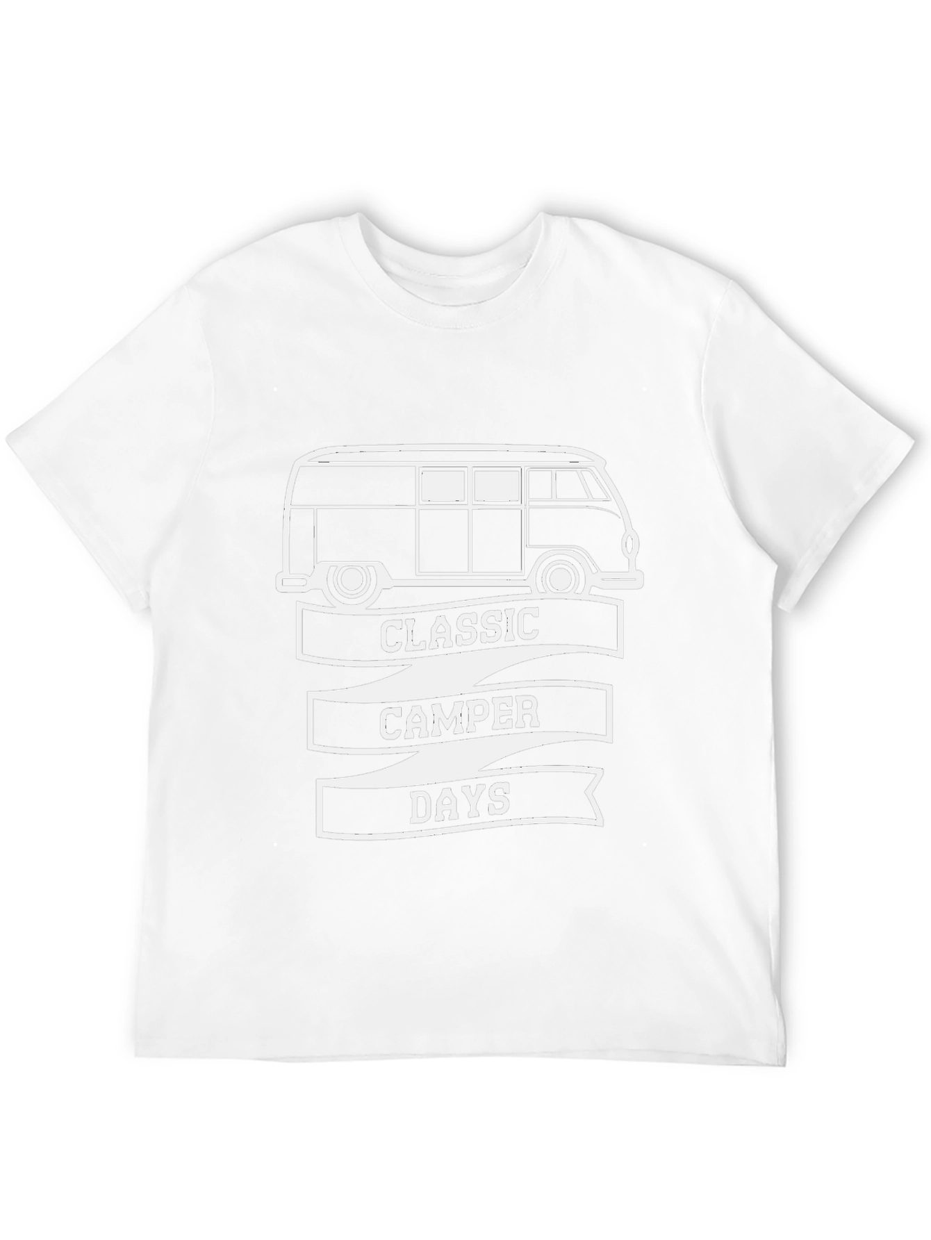 Classic Camper Days Graphic Tee - Retro Van