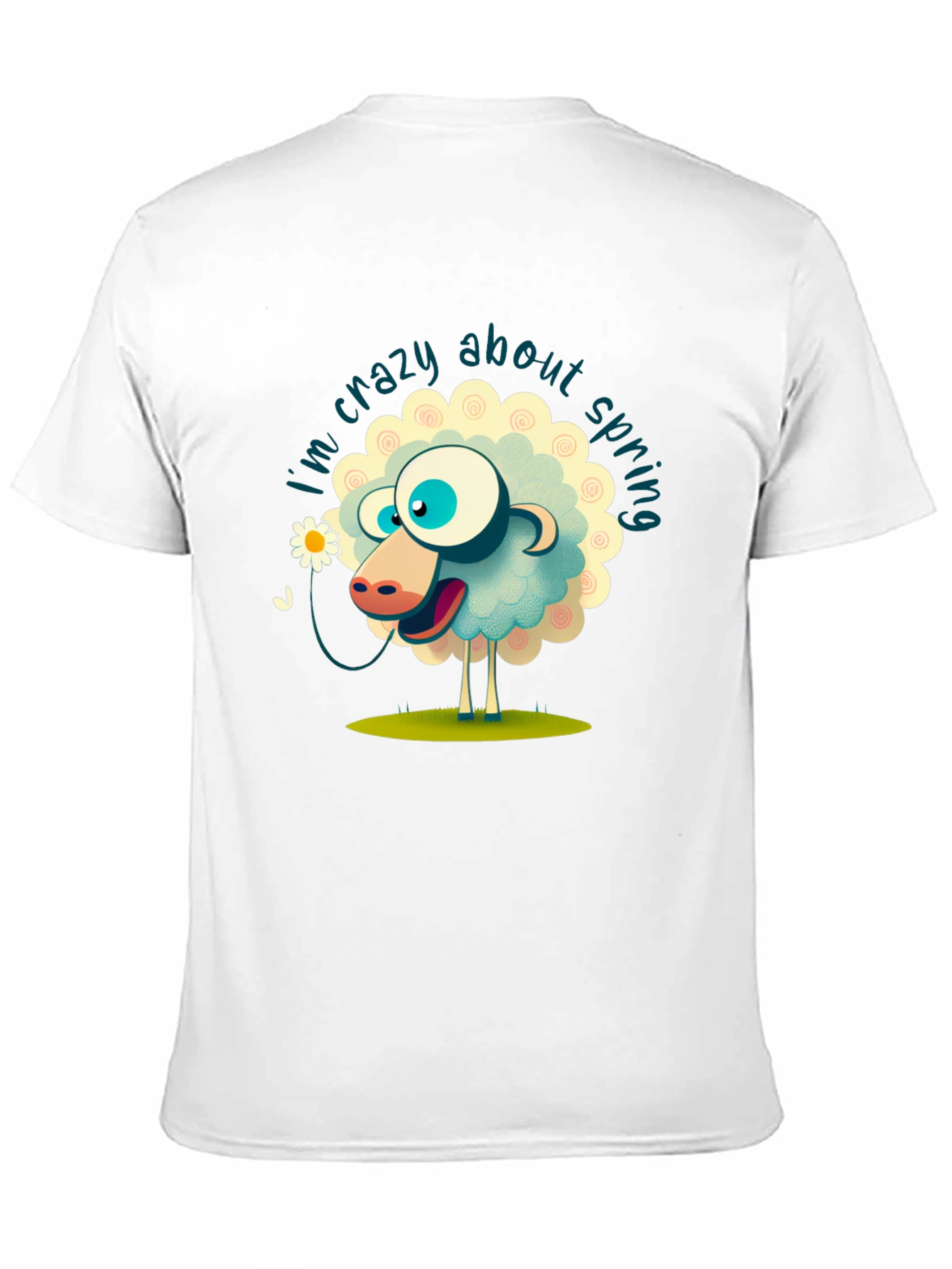 Crazy About Spring Sheep Graphic Tee