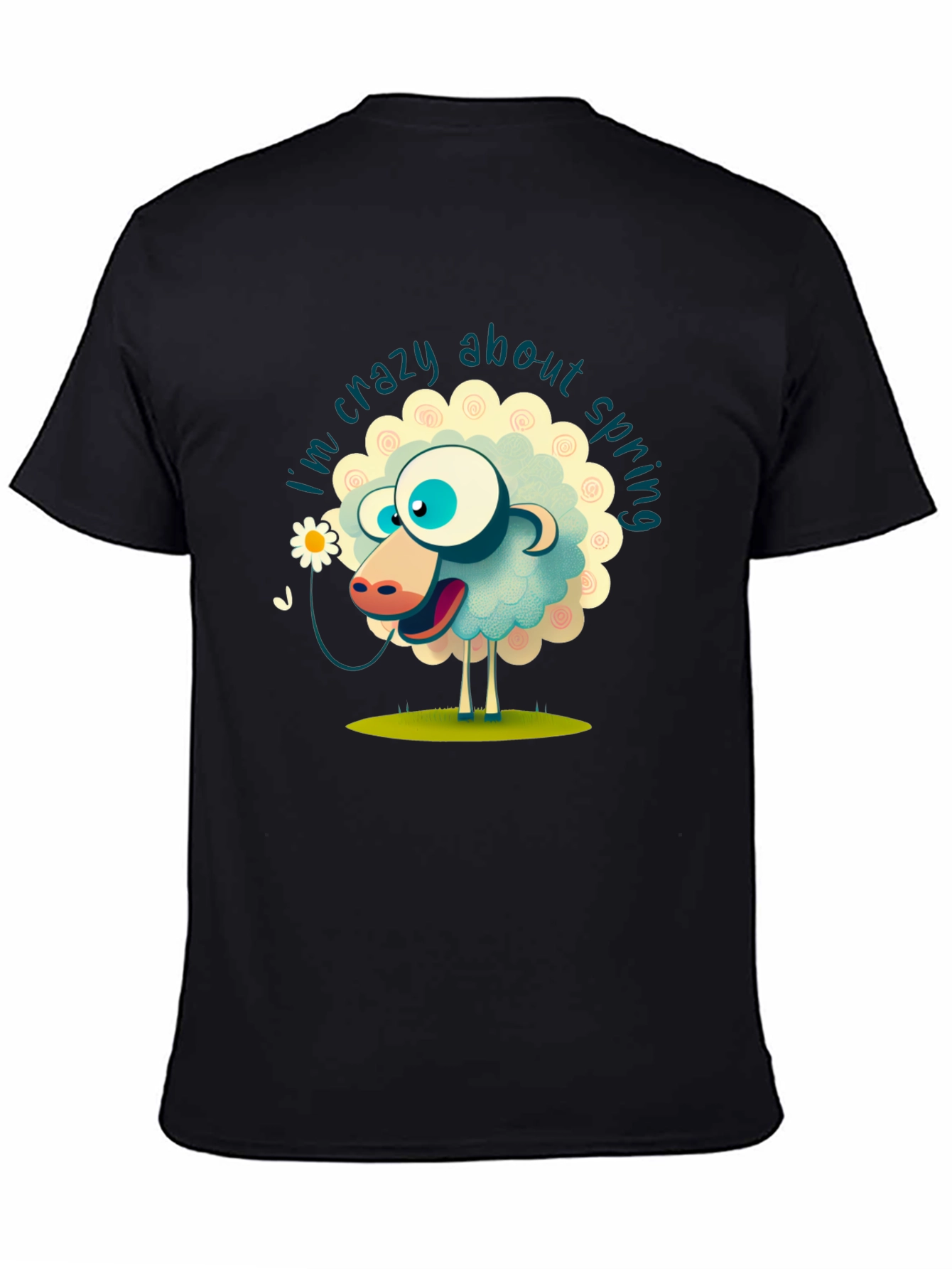 Crazy About Spring Sheep Graphic Tee