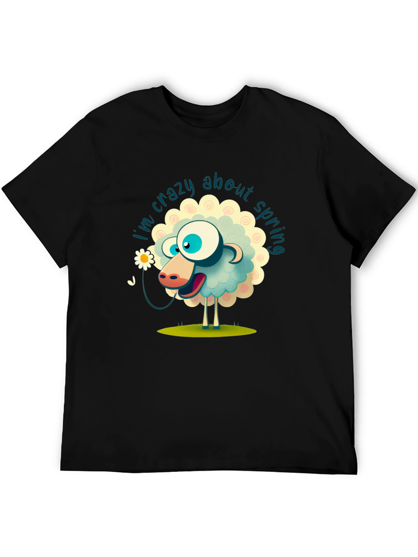 Crazy About Spring Sheep Graphic Tee