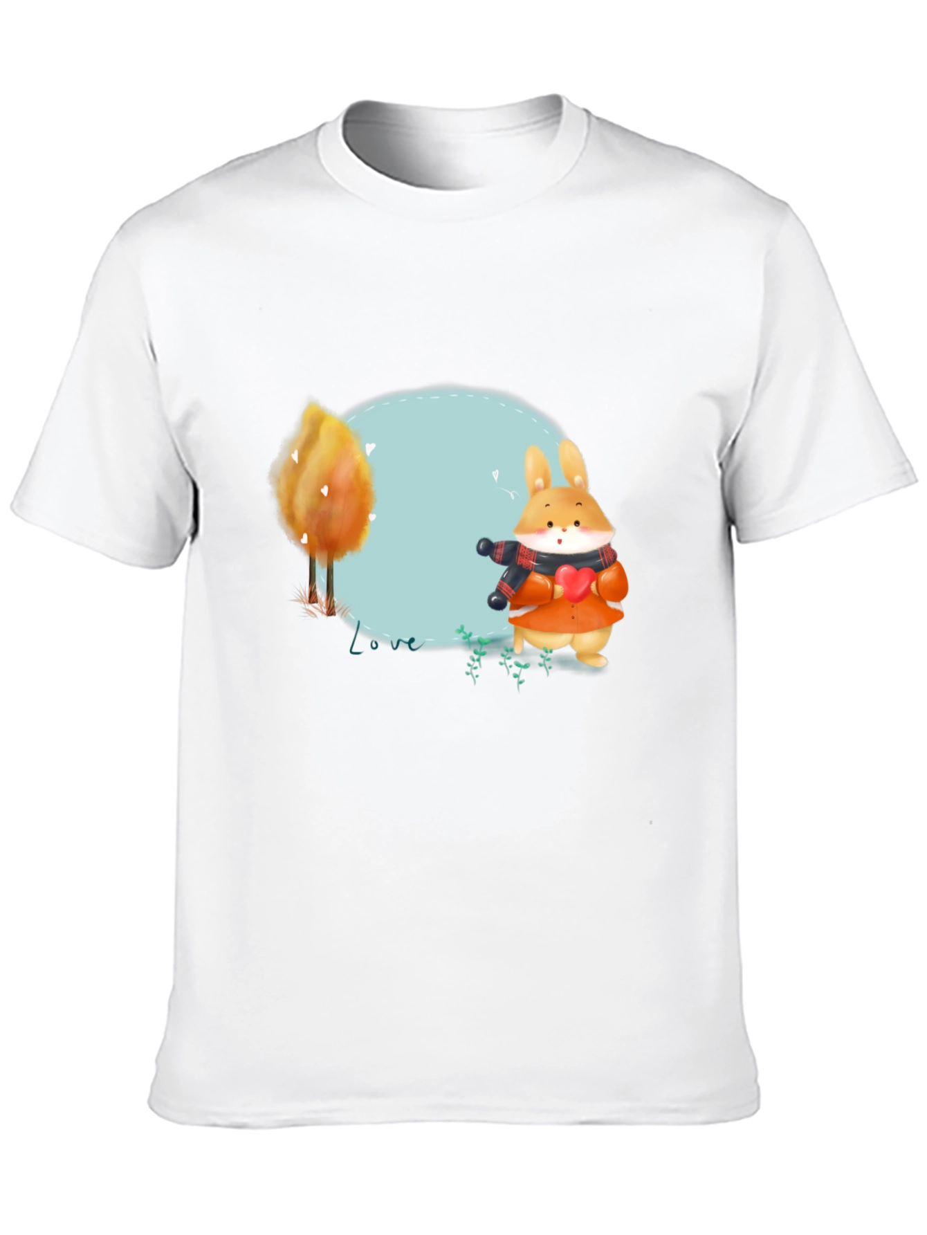 Cute Rabbit Graphic T-Shirt