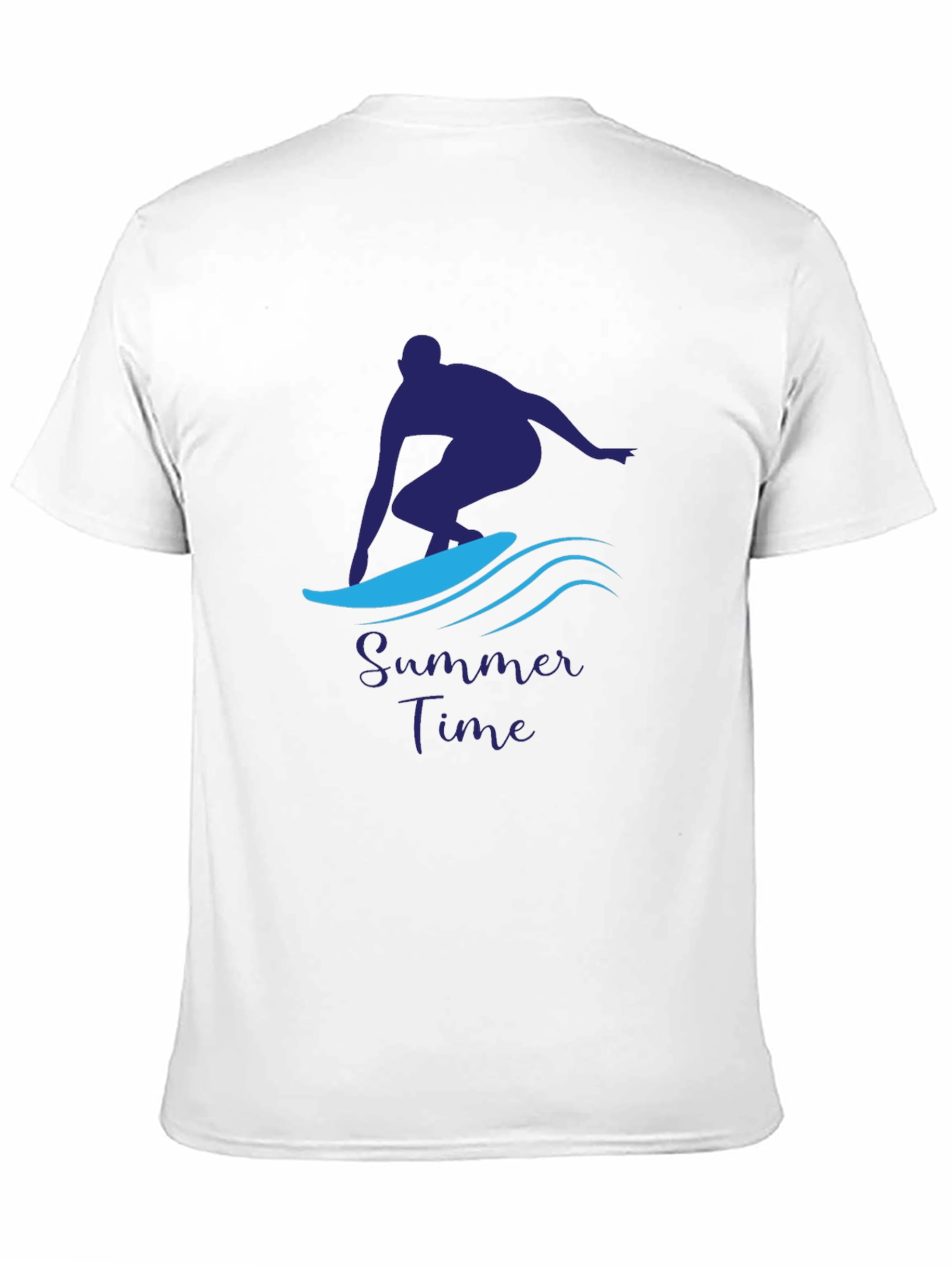 Summer Time Surfer Graphic T-Shirt