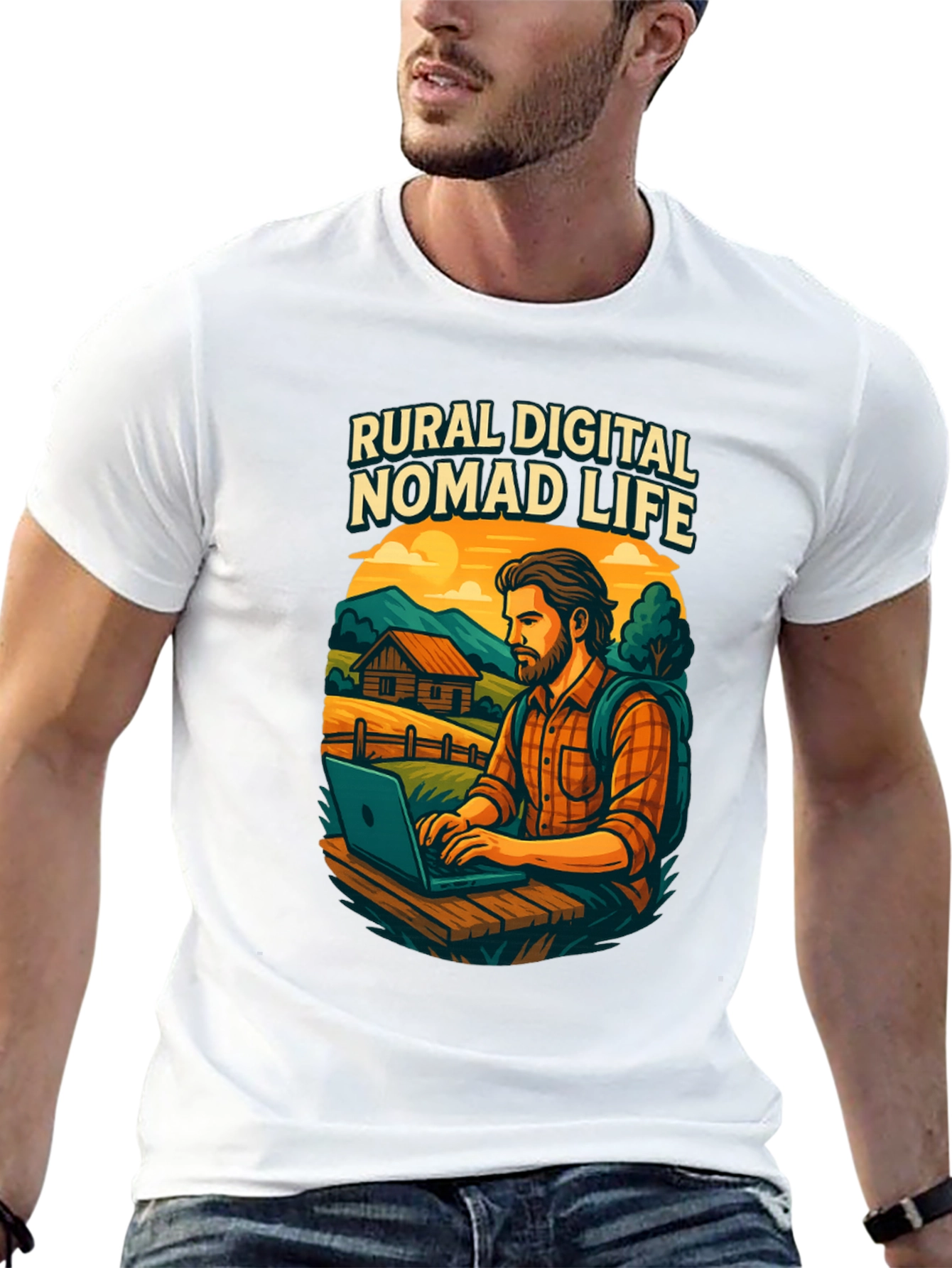 Rural Digital Nomad Life T-Shirt