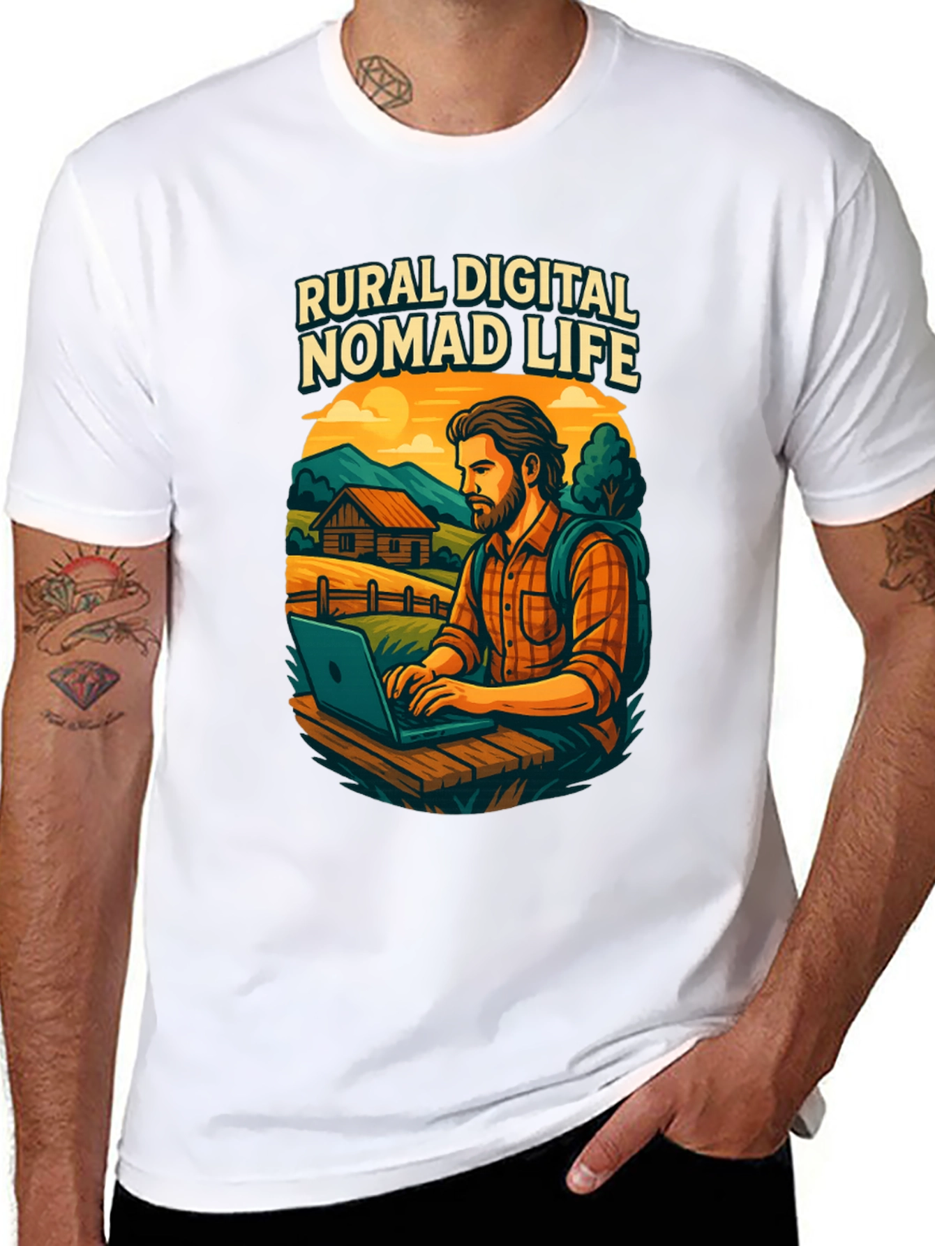 Rural Digital Nomad Life T-Shirt