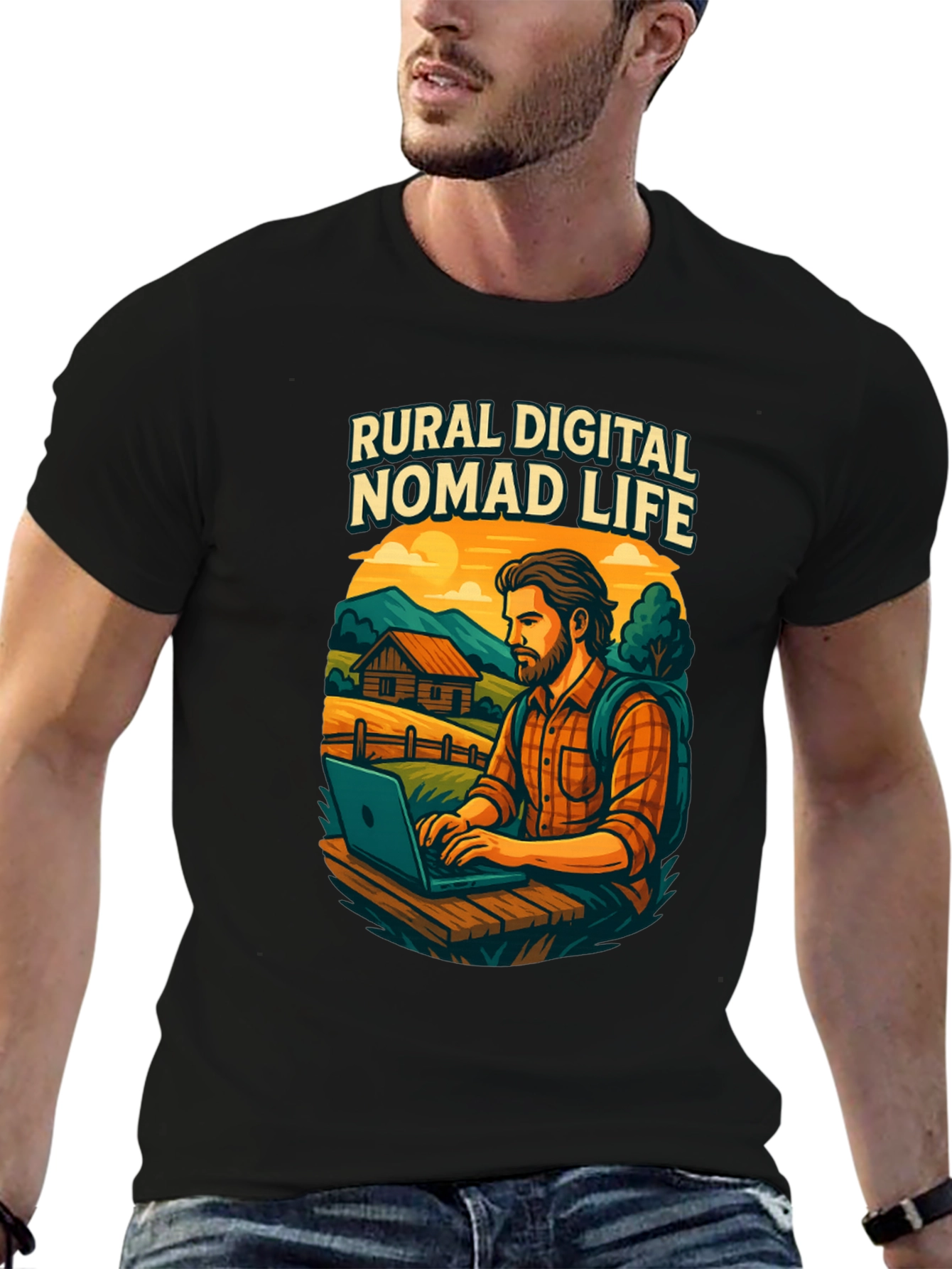 Rural Digital Nomad Life T-Shirt