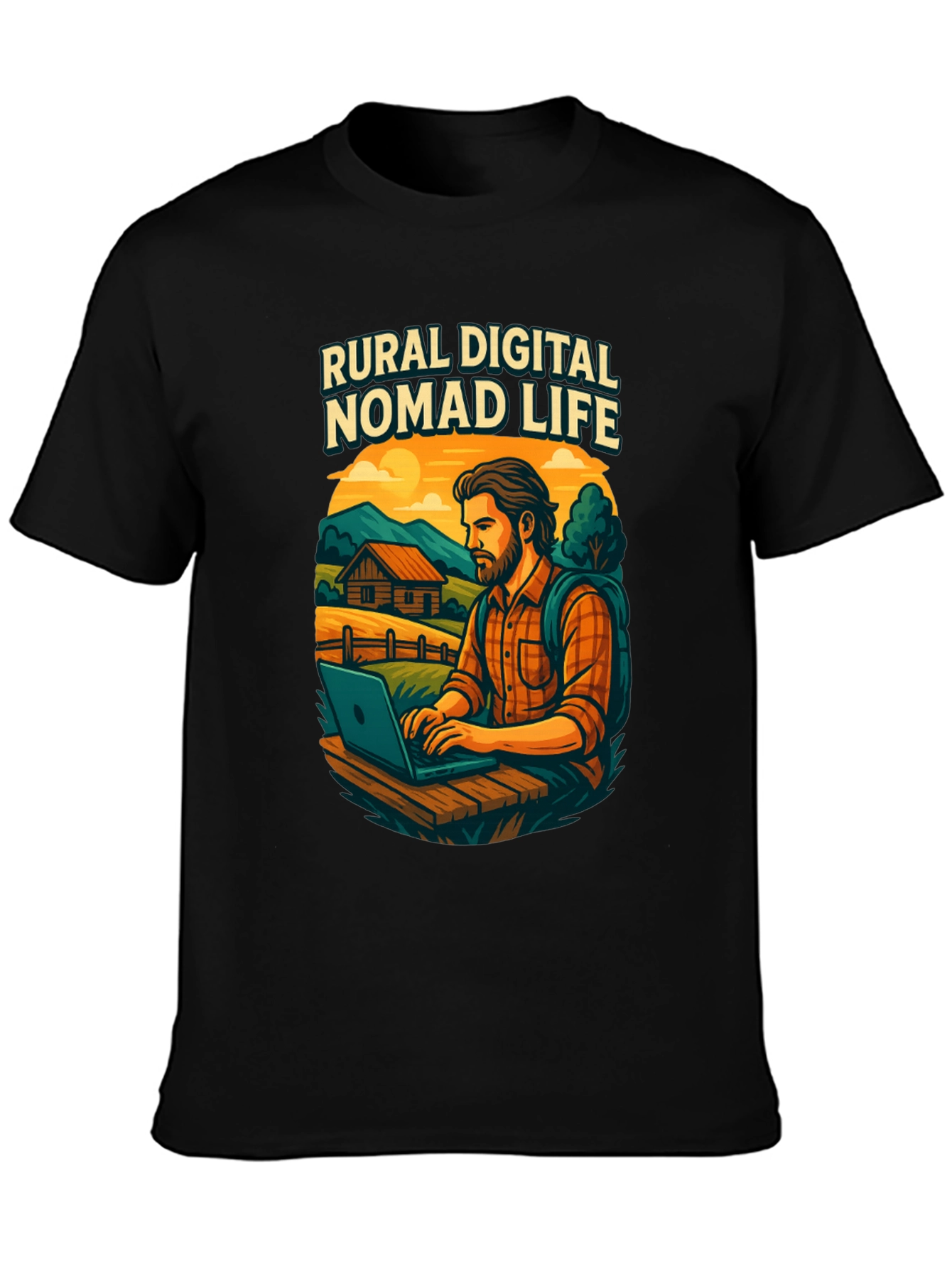 Rural Digital Nomad Life T-Shirt
