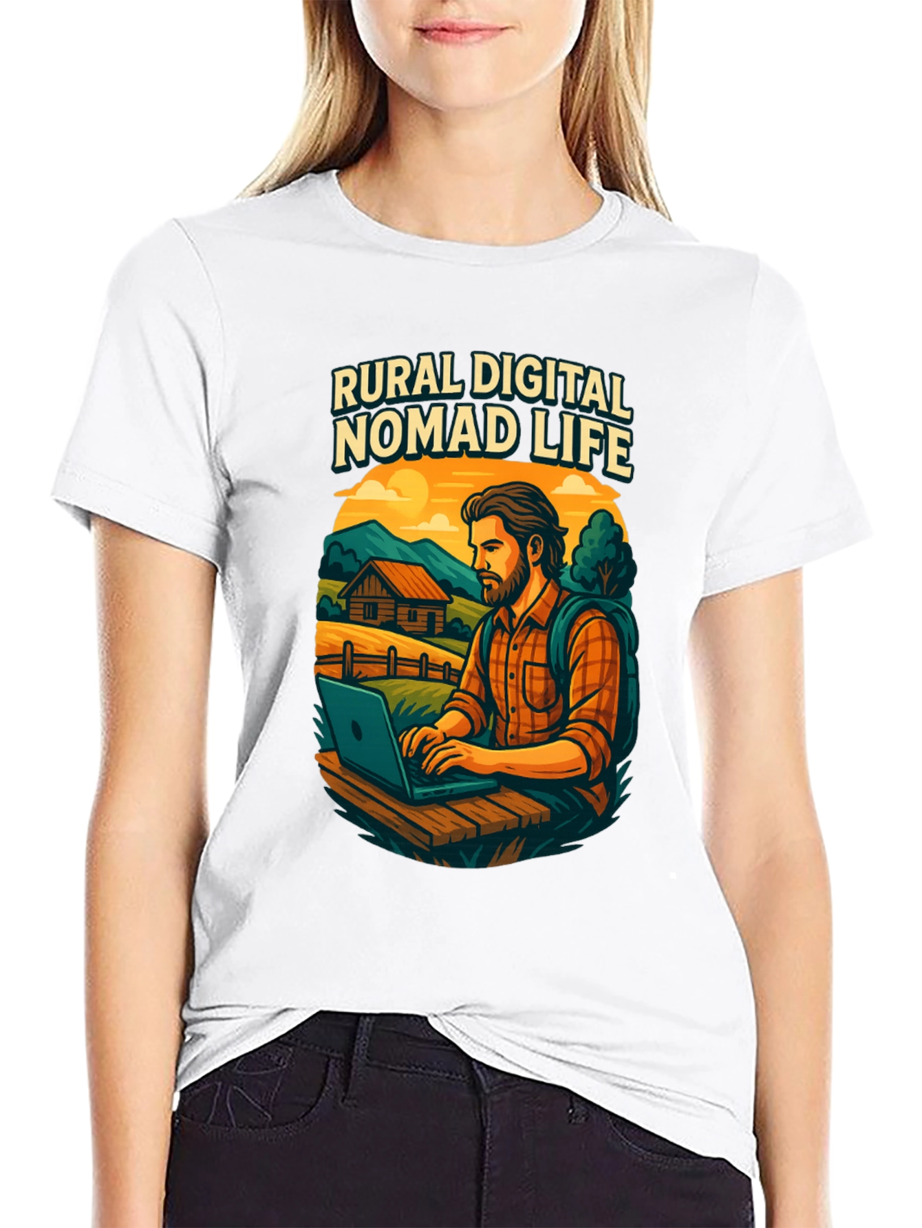 Rural Digital Nomad Life T-Shirt