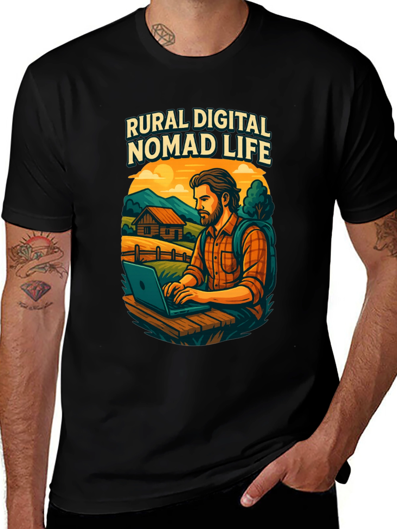 Rural Digital Nomad Life T-Shirt