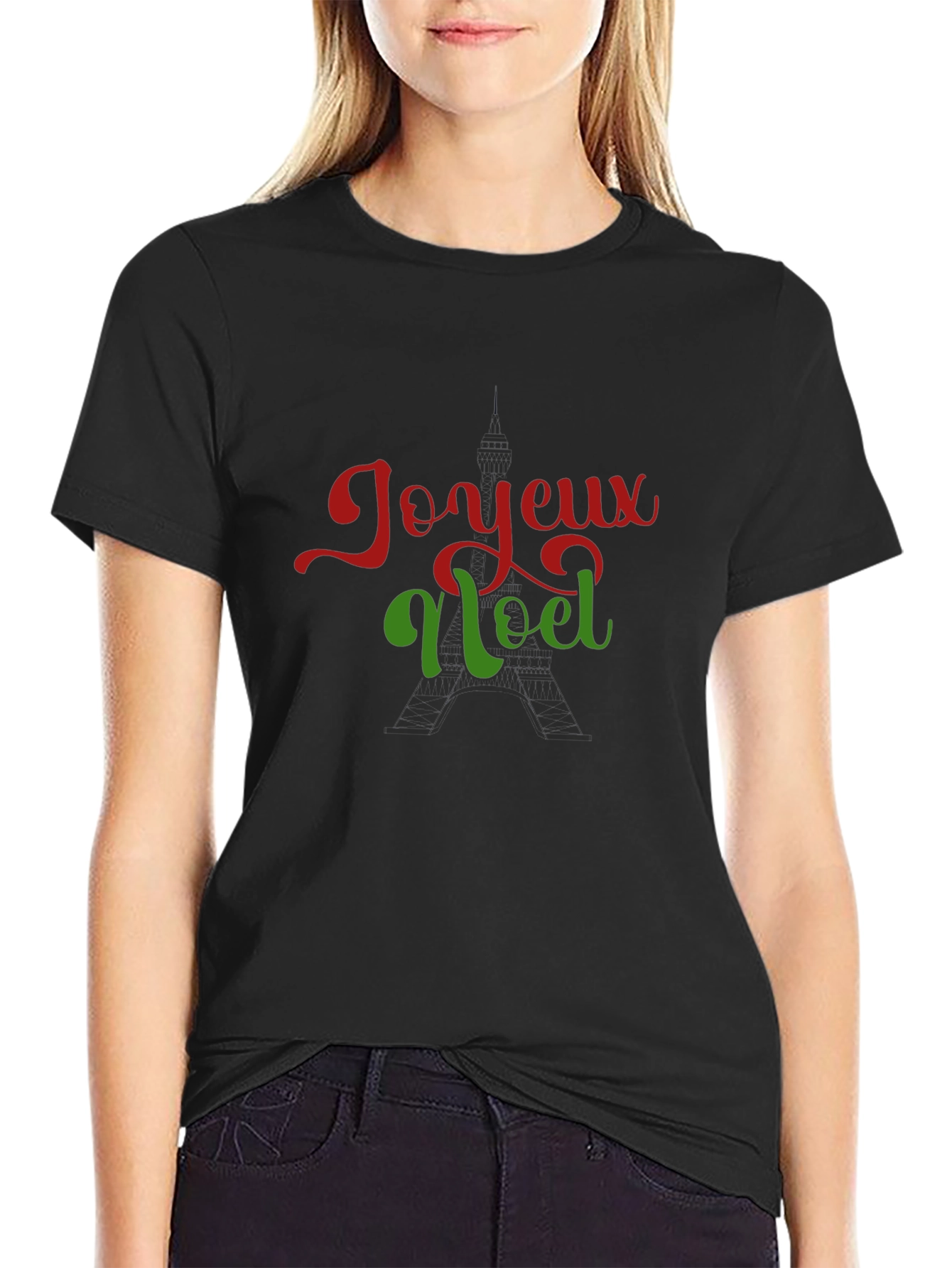 Joyeux Noel Graphic Tee - Holiday Cheer