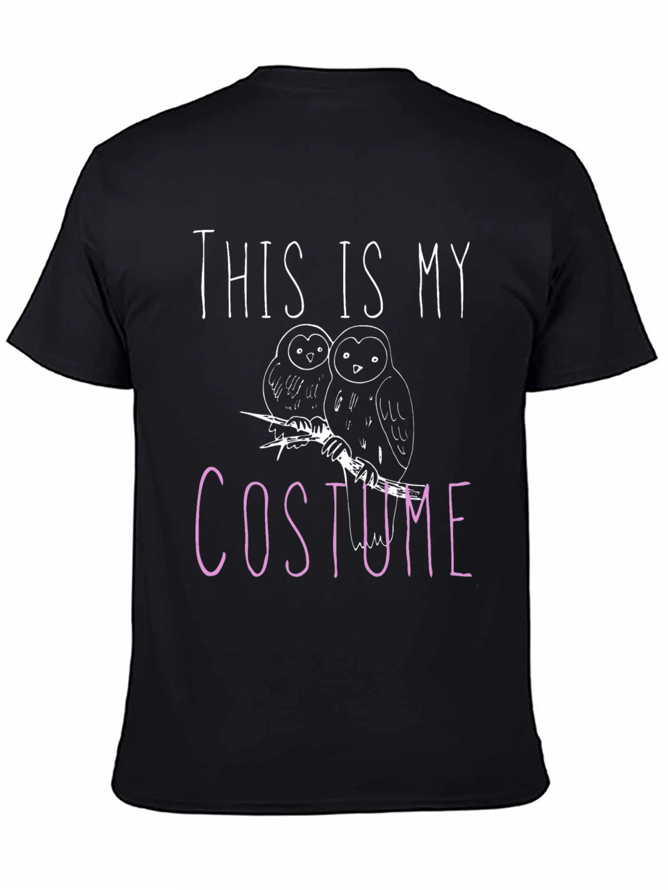 Owl Costume T-Shirt: Funny Halloween Tee