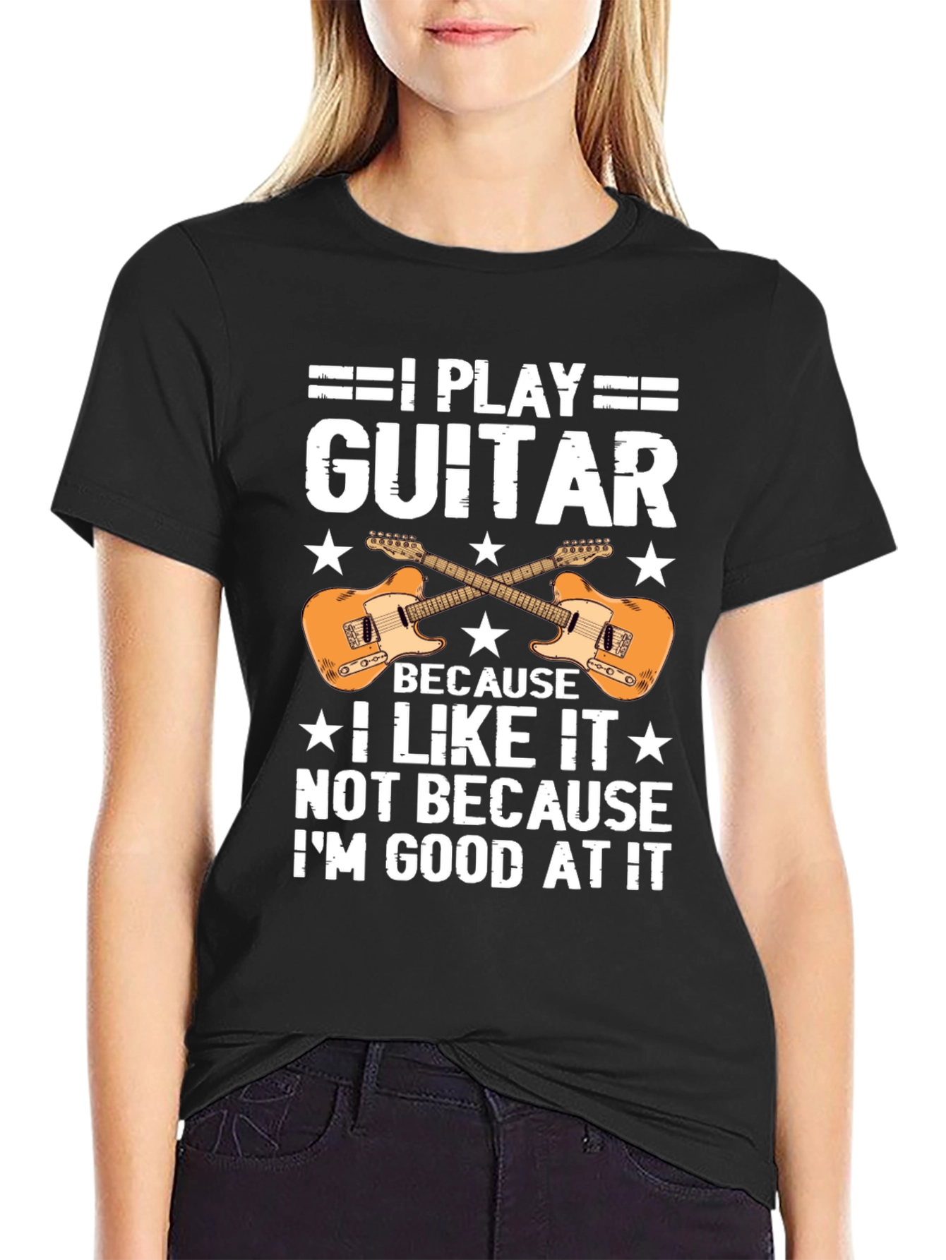 I Play Guitar T-Shirt - Musician Graphic Tee