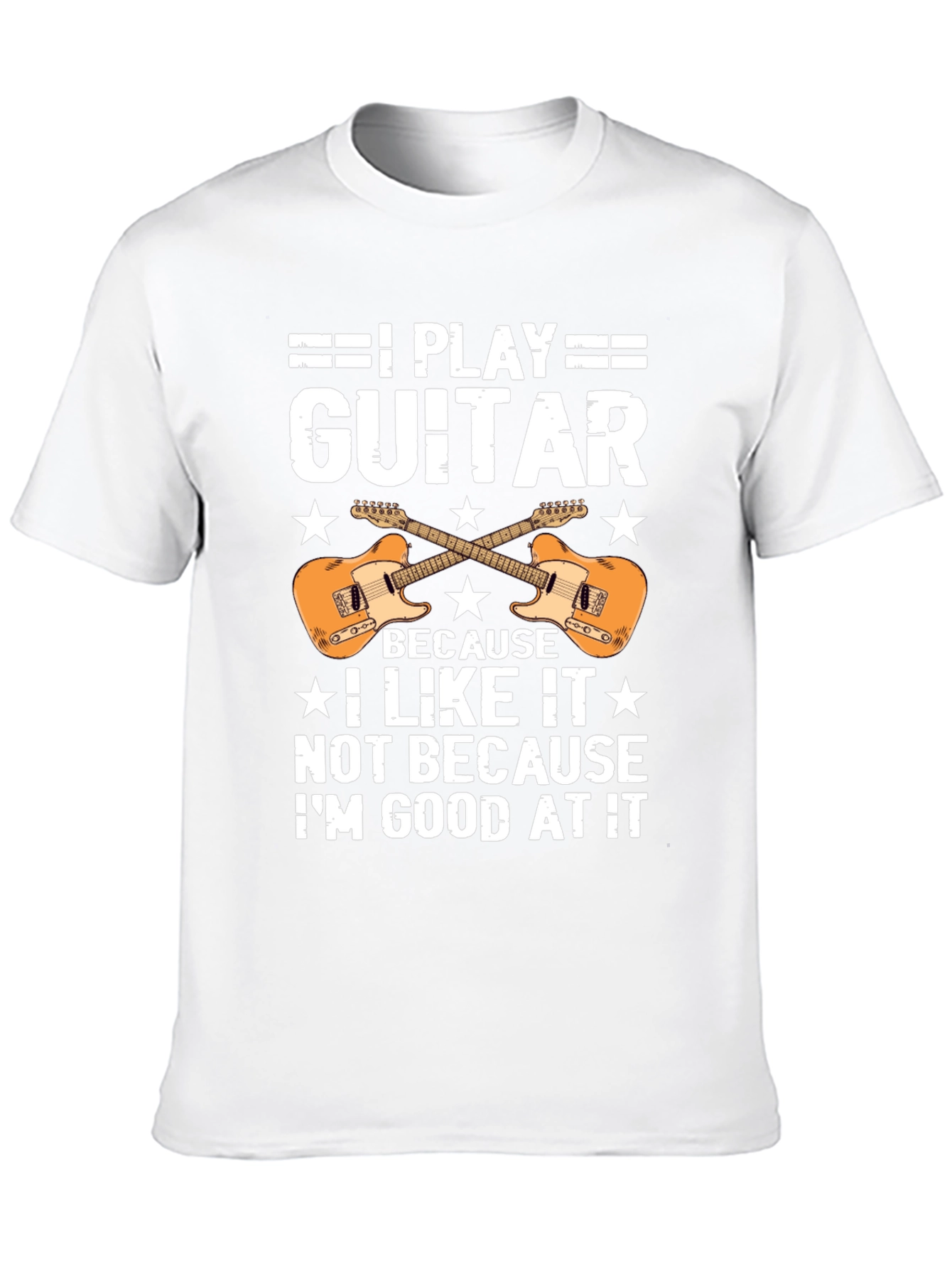 I Play Guitar T-Shirt - Musician Graphic Tee