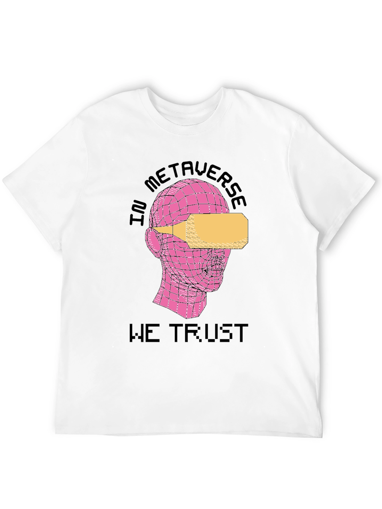 In Metaverse We Trust Black T-Shirt