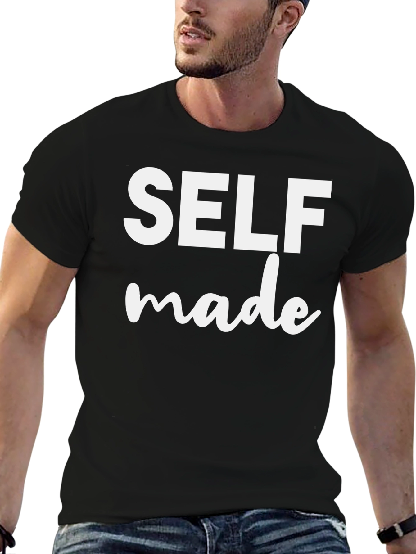 Self Made Graphic Tee - Motivational Shirt