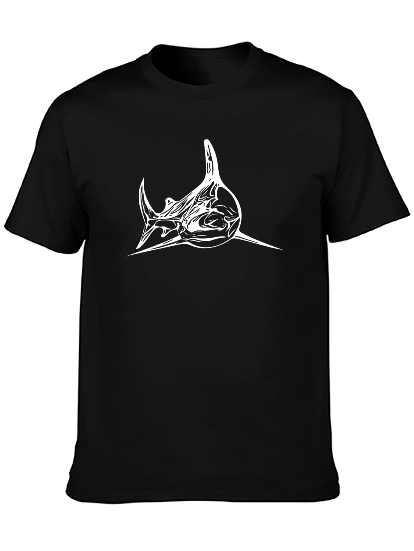 Cool Shark Graphic Black T-Shirt for Men