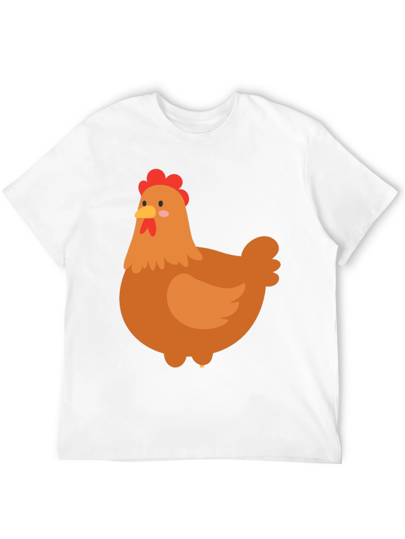 Funny Chicken Graphic Tee - Soft Cotton T-Shirt