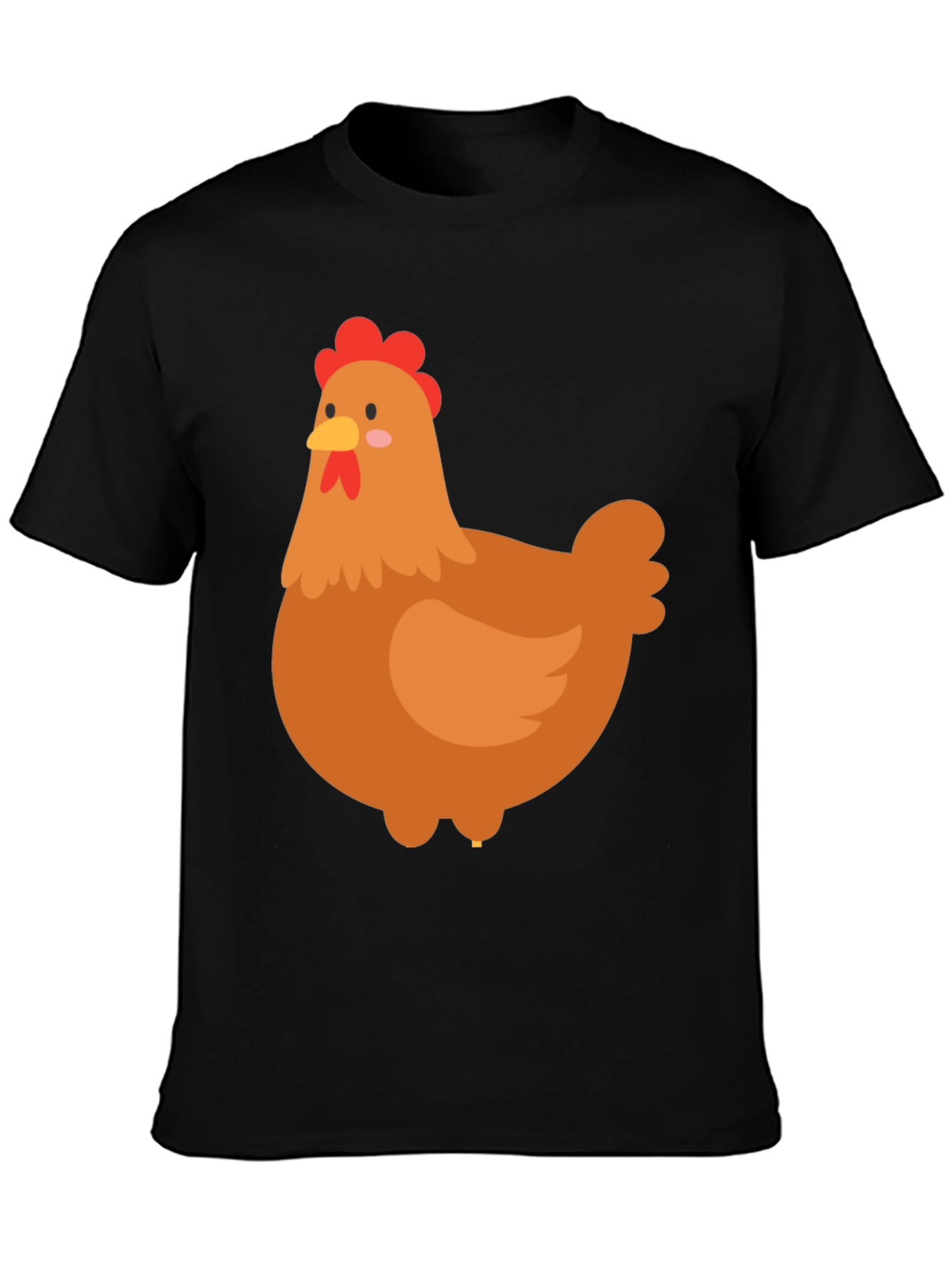 Funny Chicken Graphic Tee - Soft Cotton T-Shirt