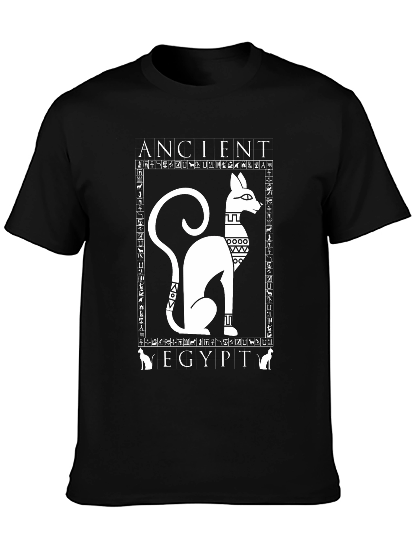 Ancient Egypt Cat Graphic T-Shirt