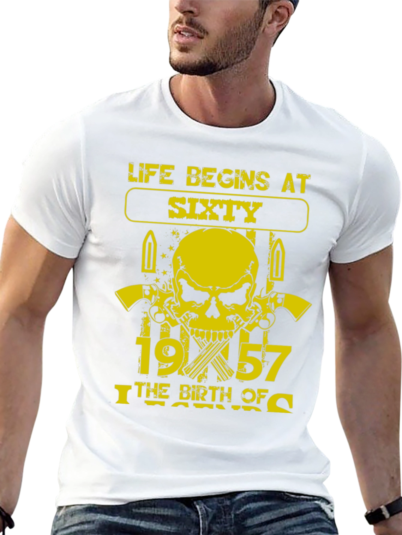 Life Begins at Sixty 1957 Birthday T-Shirt