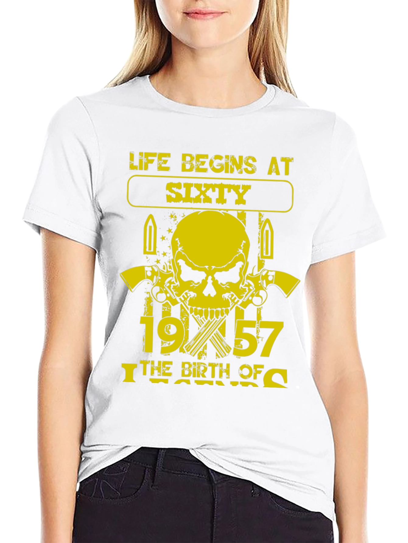 Life Begins at Sixty 1957 Birthday T-Shirt