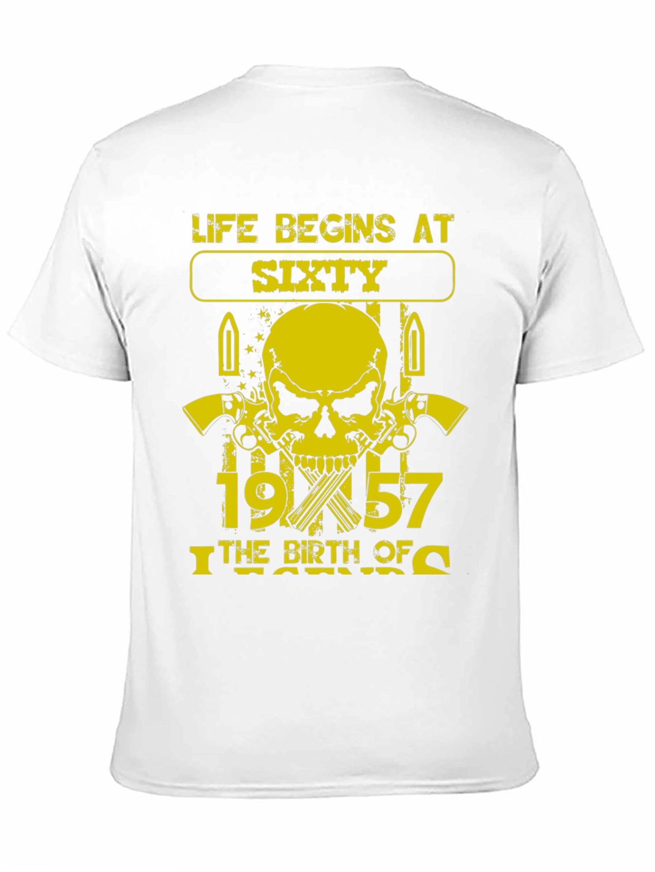 Life Begins at Sixty 1957 Birthday T-Shirt