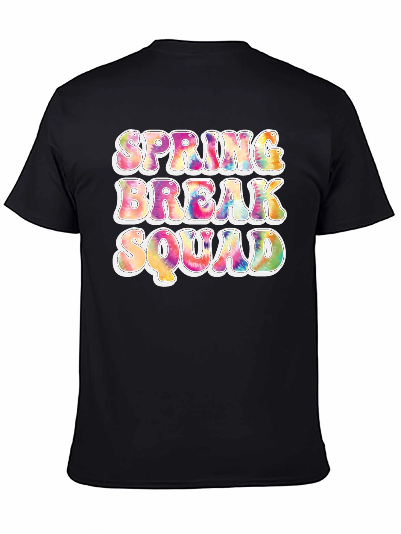Spring Break Squad Tie Dye T-Shirt
