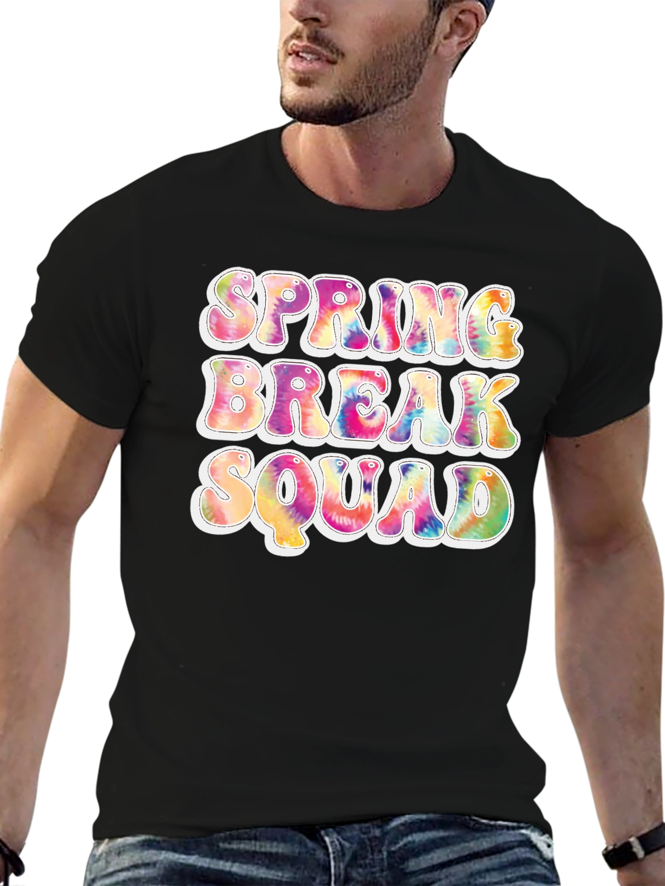 Spring Break Squad Tie Dye T-Shirt