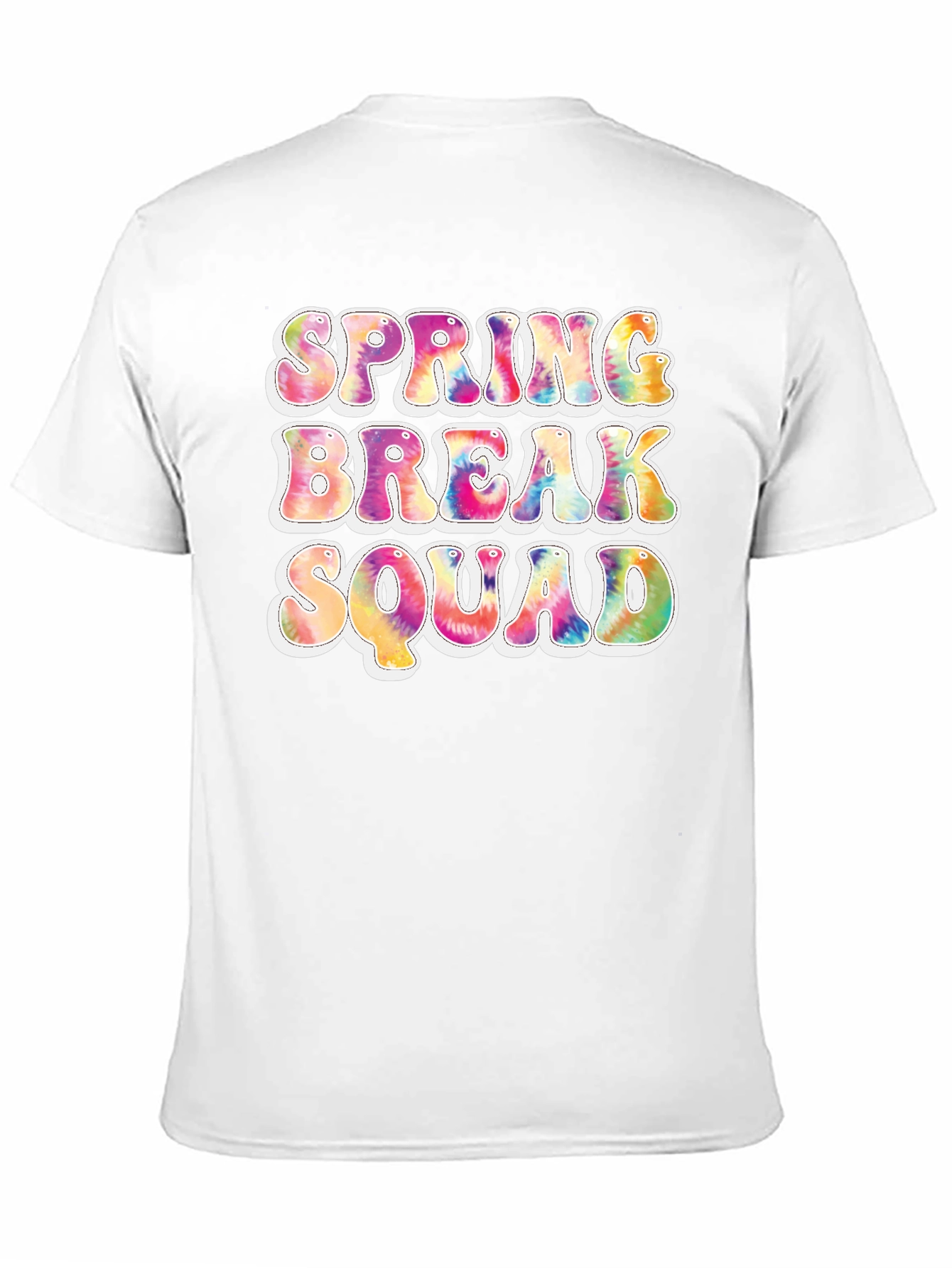 Spring Break Squad Tie Dye T-Shirt