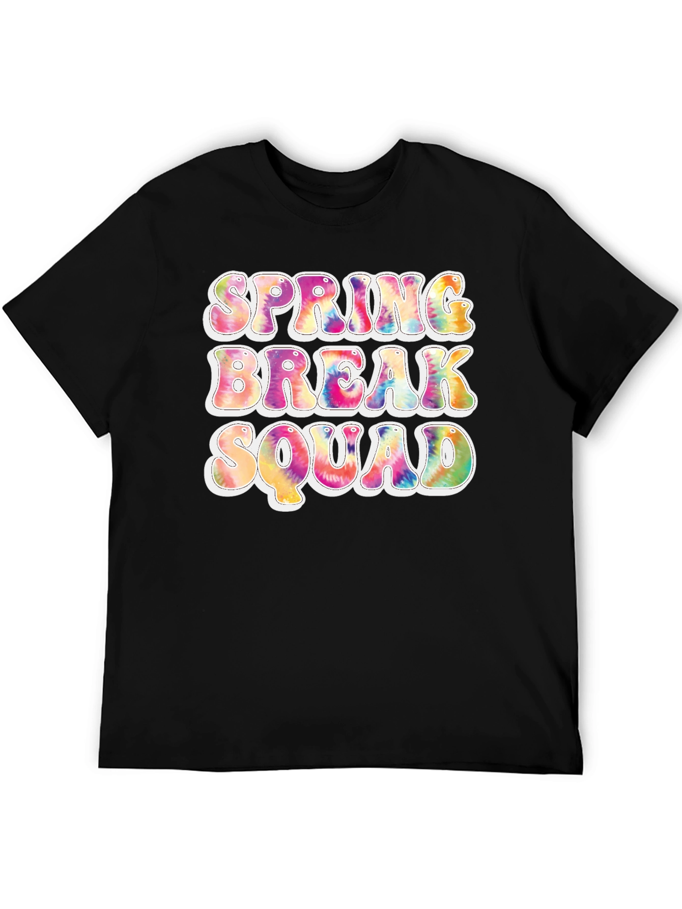 Spring Break Squad Tie Dye T-Shirt