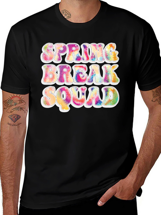 Spring Break Squad Tie Dye T-Shirt