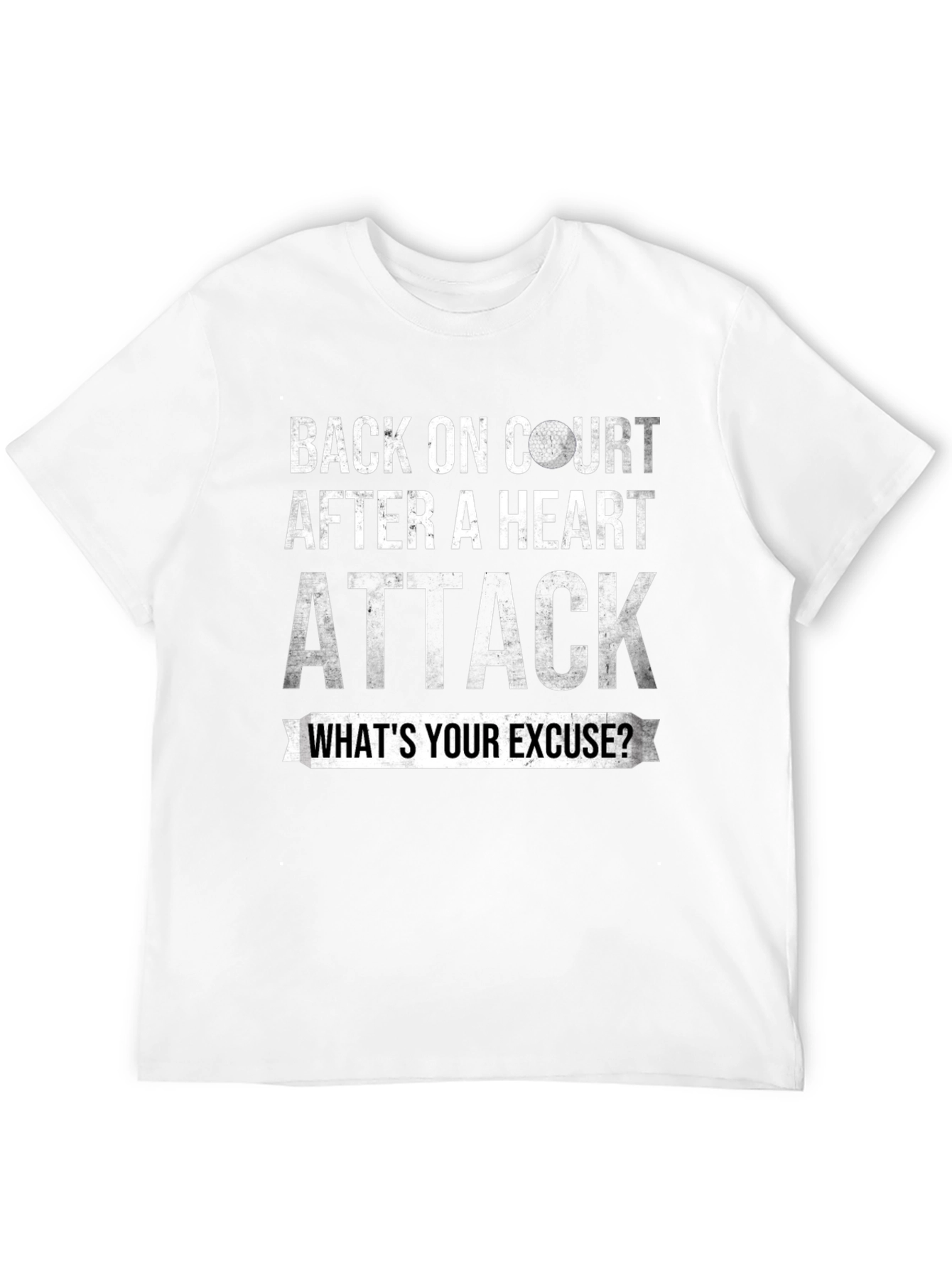Back on Court Heart Attack T-Shirt