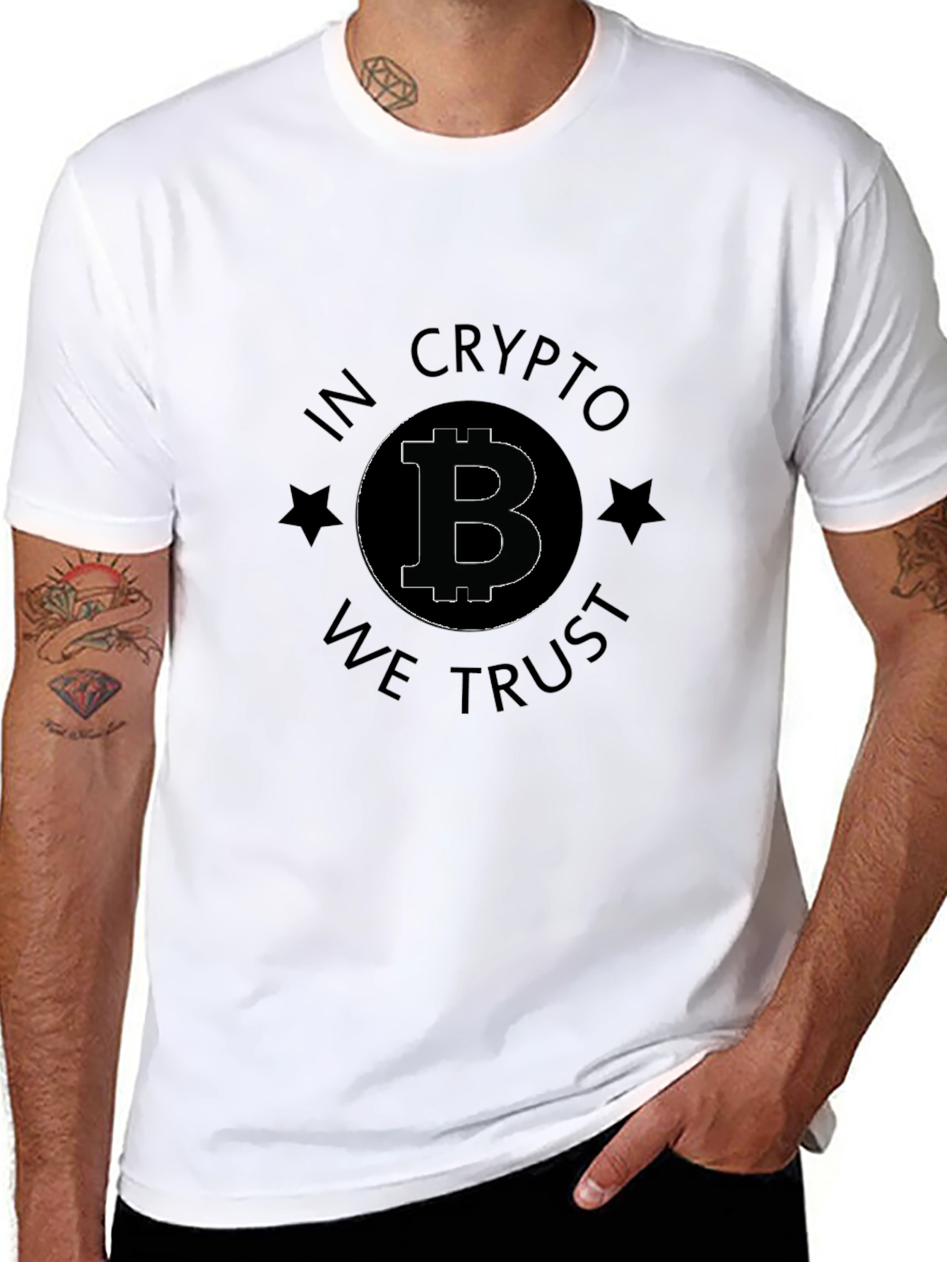 In Crypto We Trust Bitcoin Graphic T-Shirt