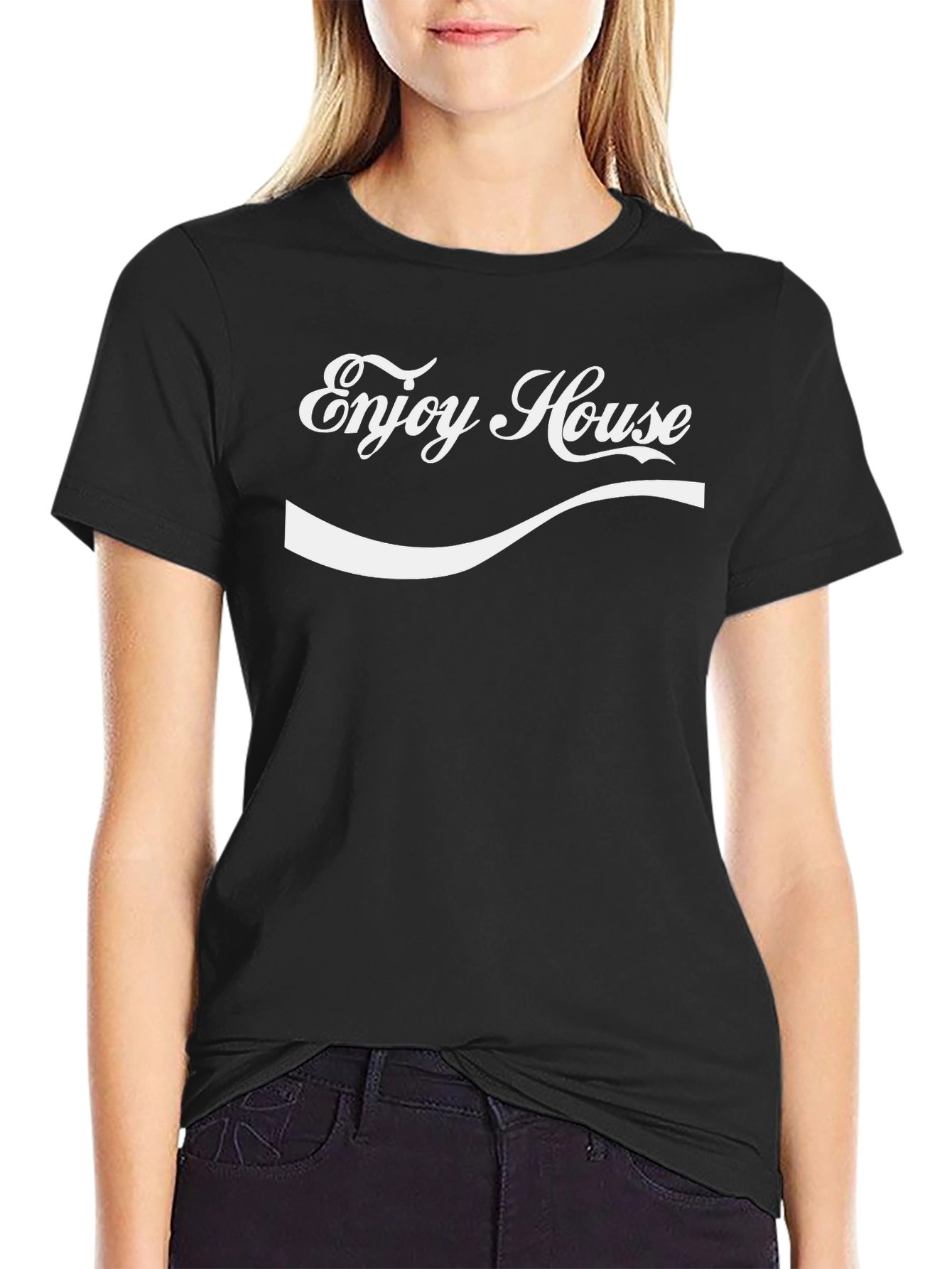 Enjoy House Black T-Shirt
